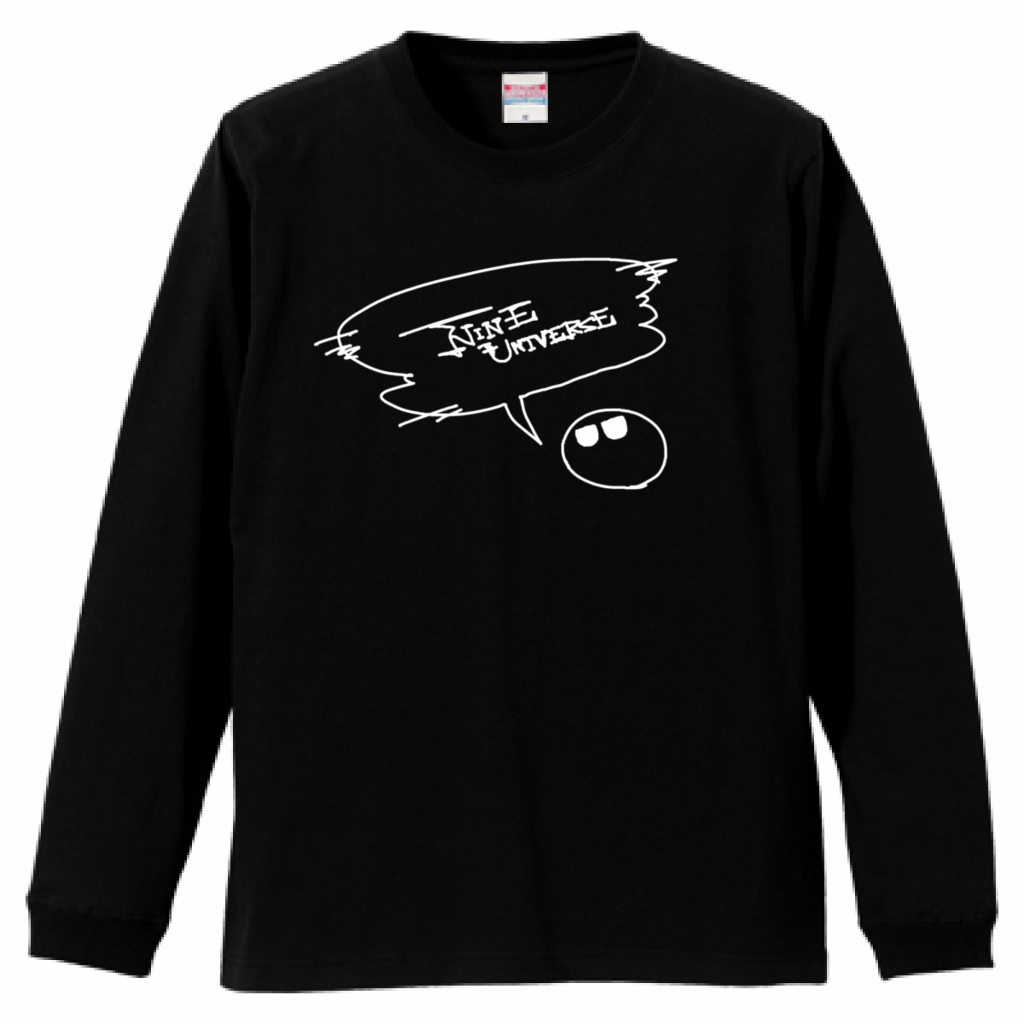 受注生産 イラストロングtシャツ Black Nine Universe Official Shop