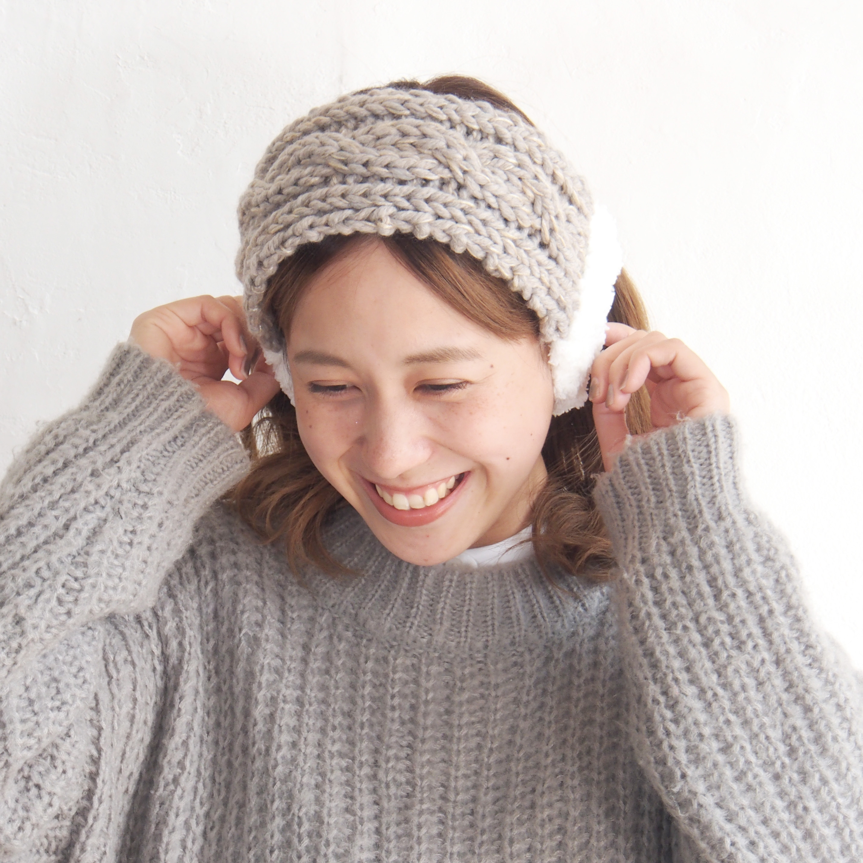 Brocantetoile ざっくり手編みヘアバンド 52 Mizuno Milliner 水野ミリナー