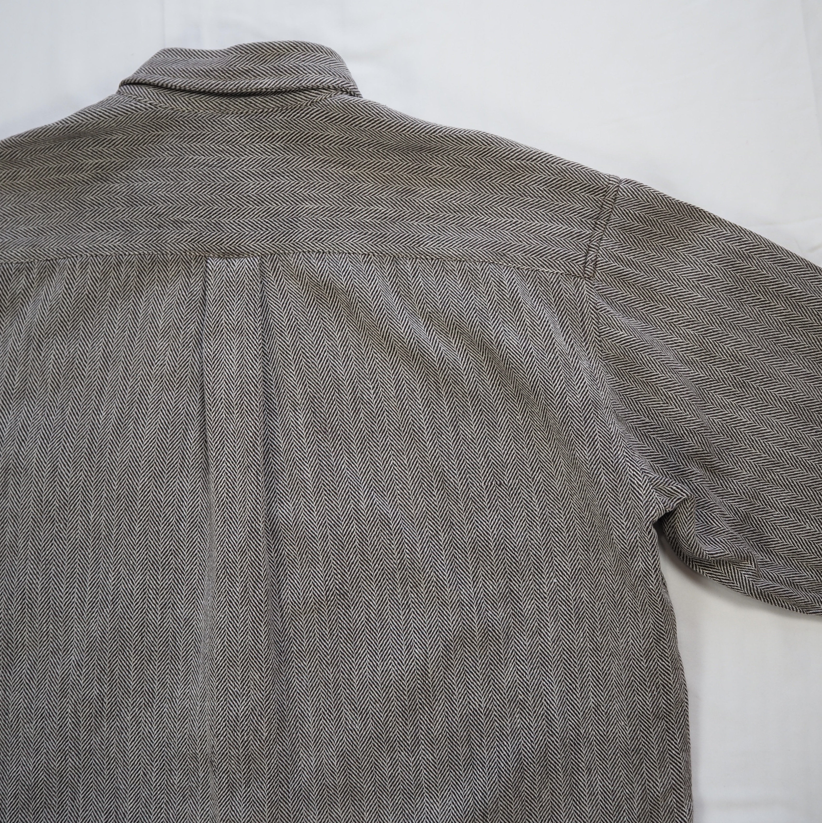 Banana Republic ヘヴィネル グレー Mサイズ の画像 12