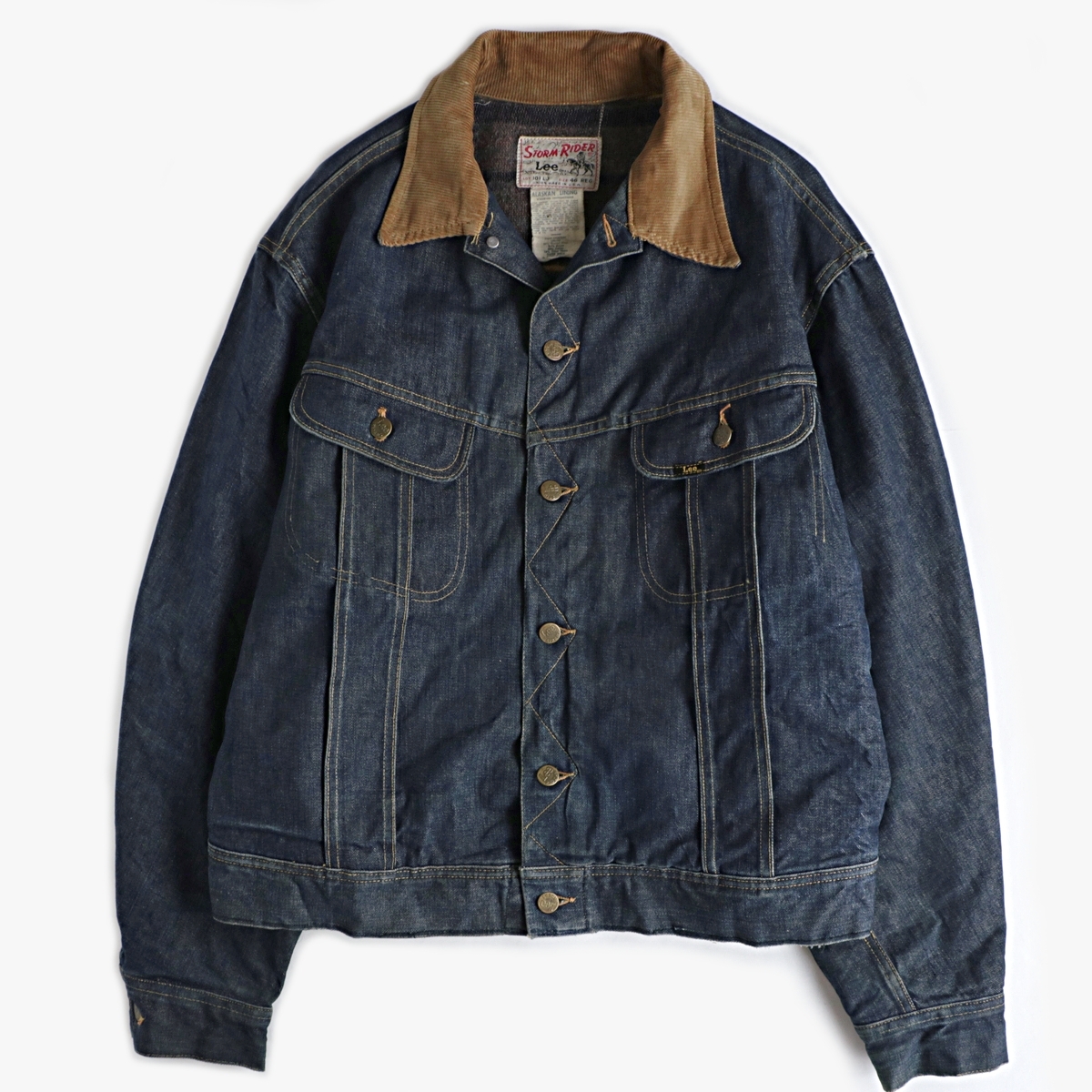 60 70s Lee リー ストームライダー 101 Lj デニムジャケット 古着 Used Khaki Select Clothing