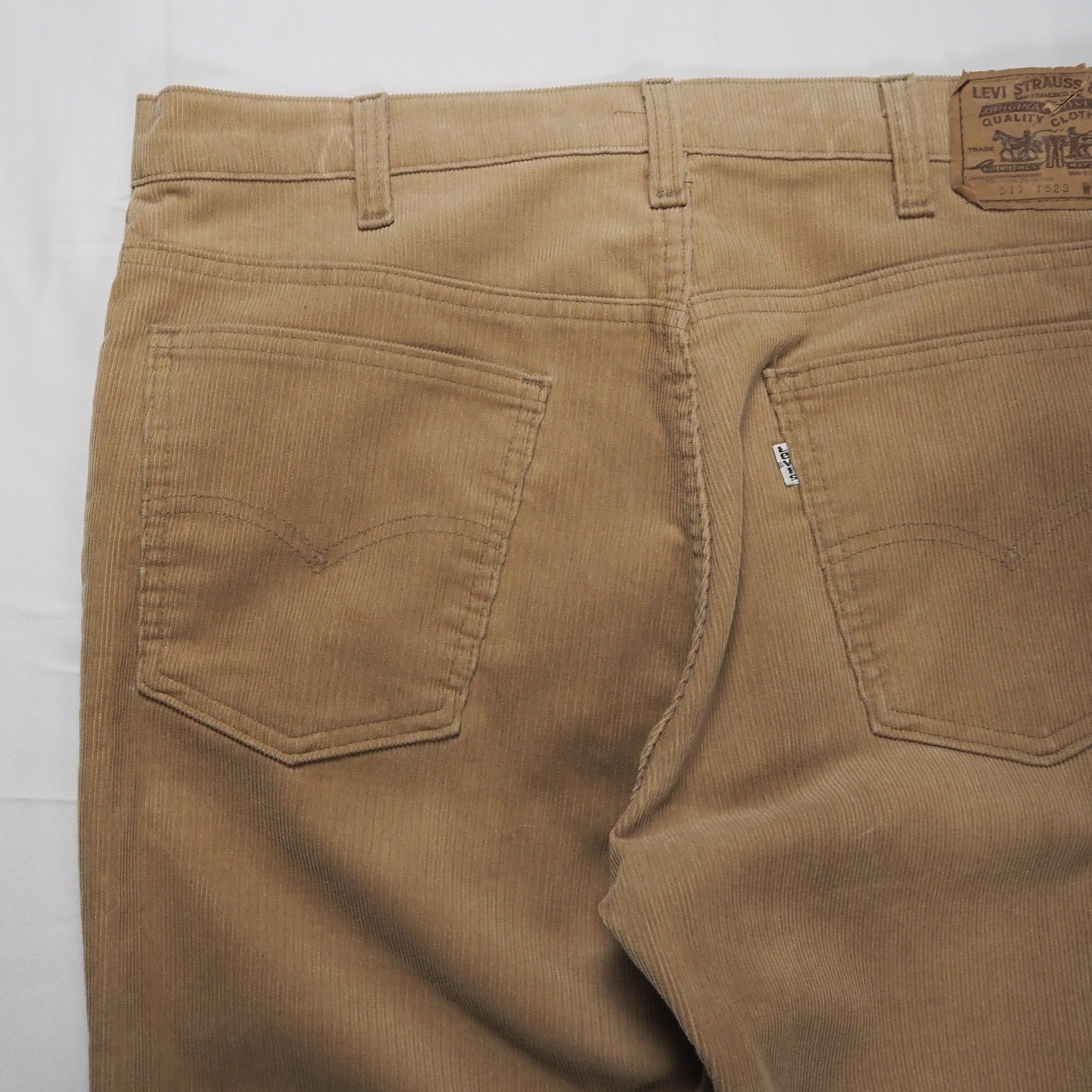 80’s Levi’s 517 コーデュロイパンツ ベージュ 約36×30 の画像 12