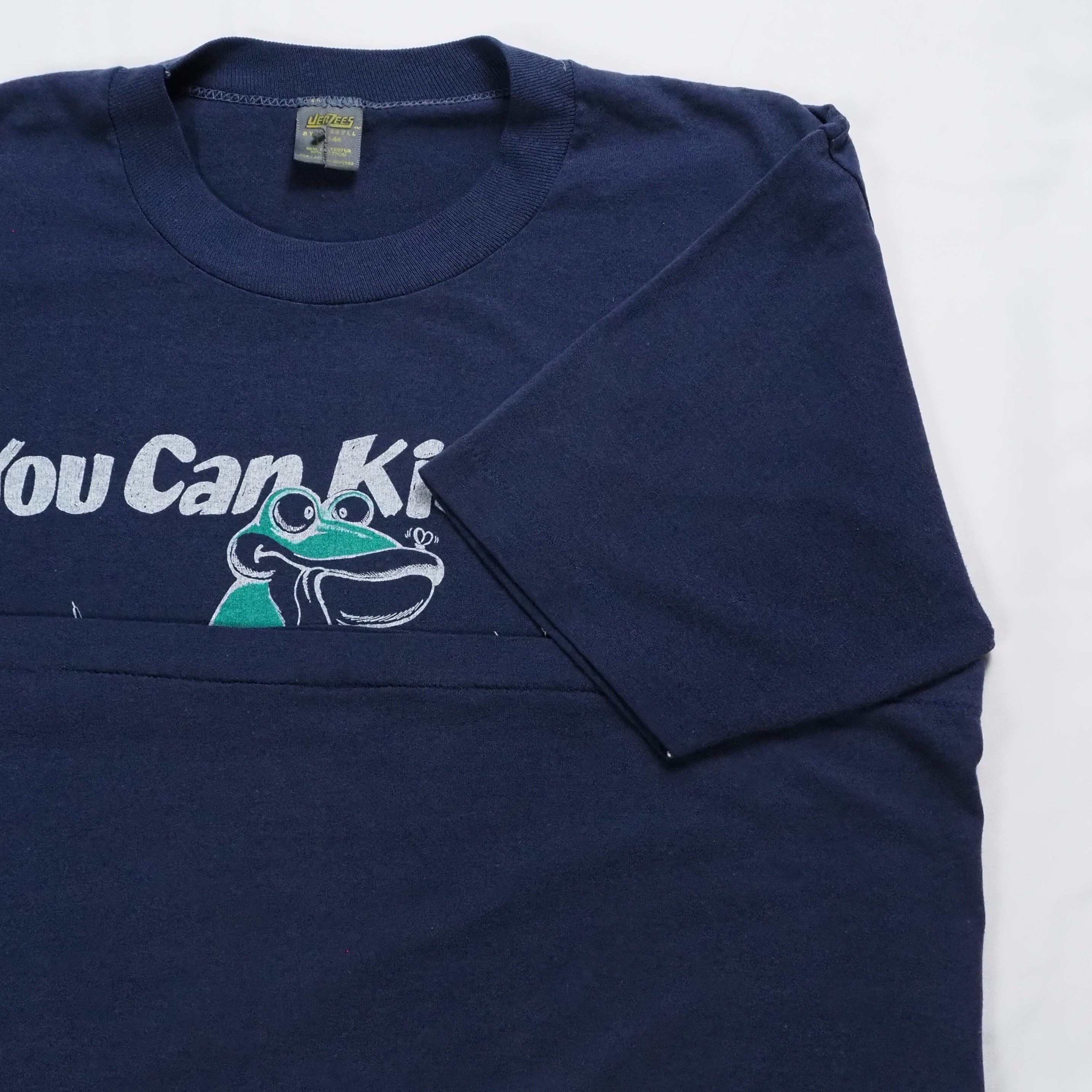 80's Jerzees カエルTシャツ Lサイズ の画像 11