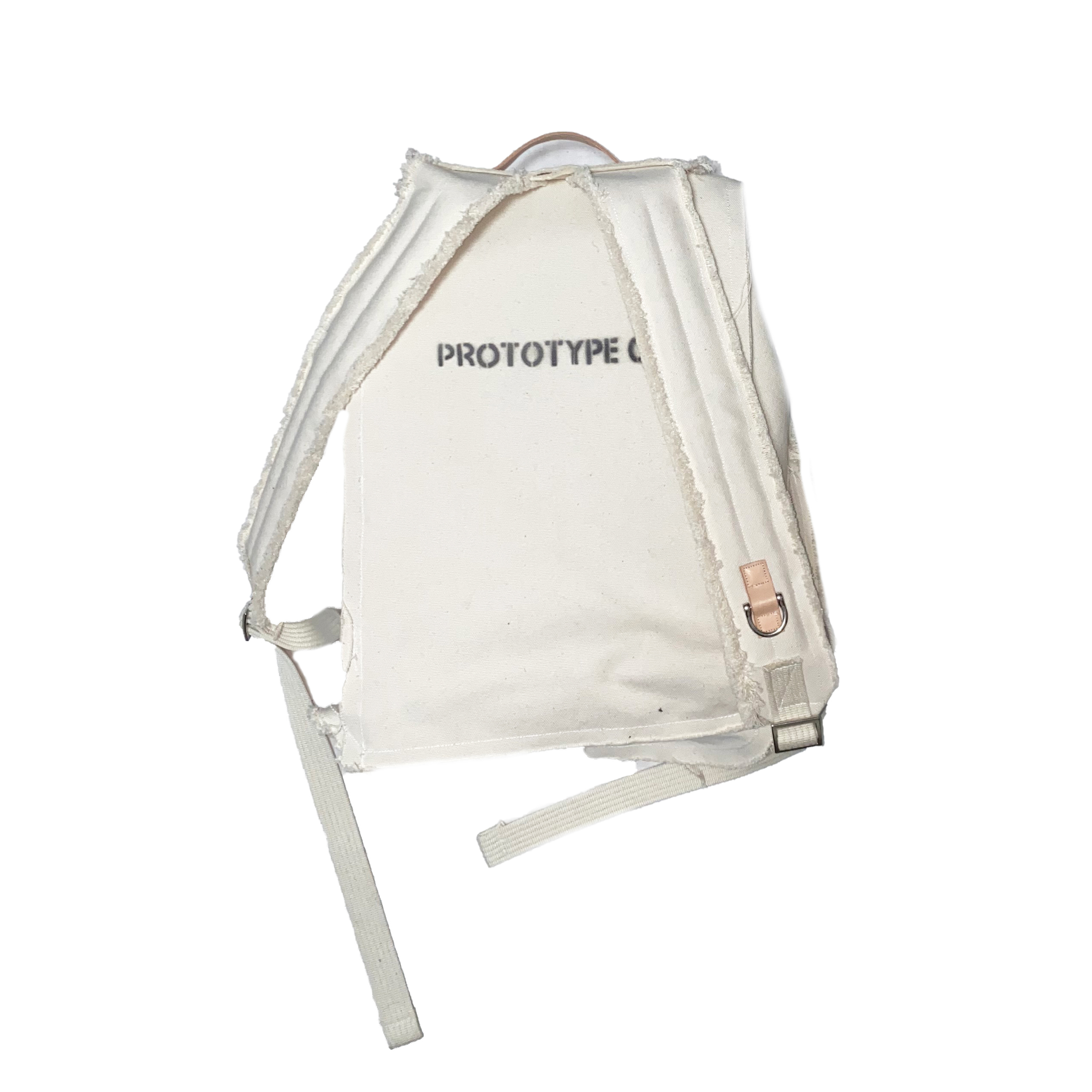 Large Backpack "Prototype004" / White - 画像2