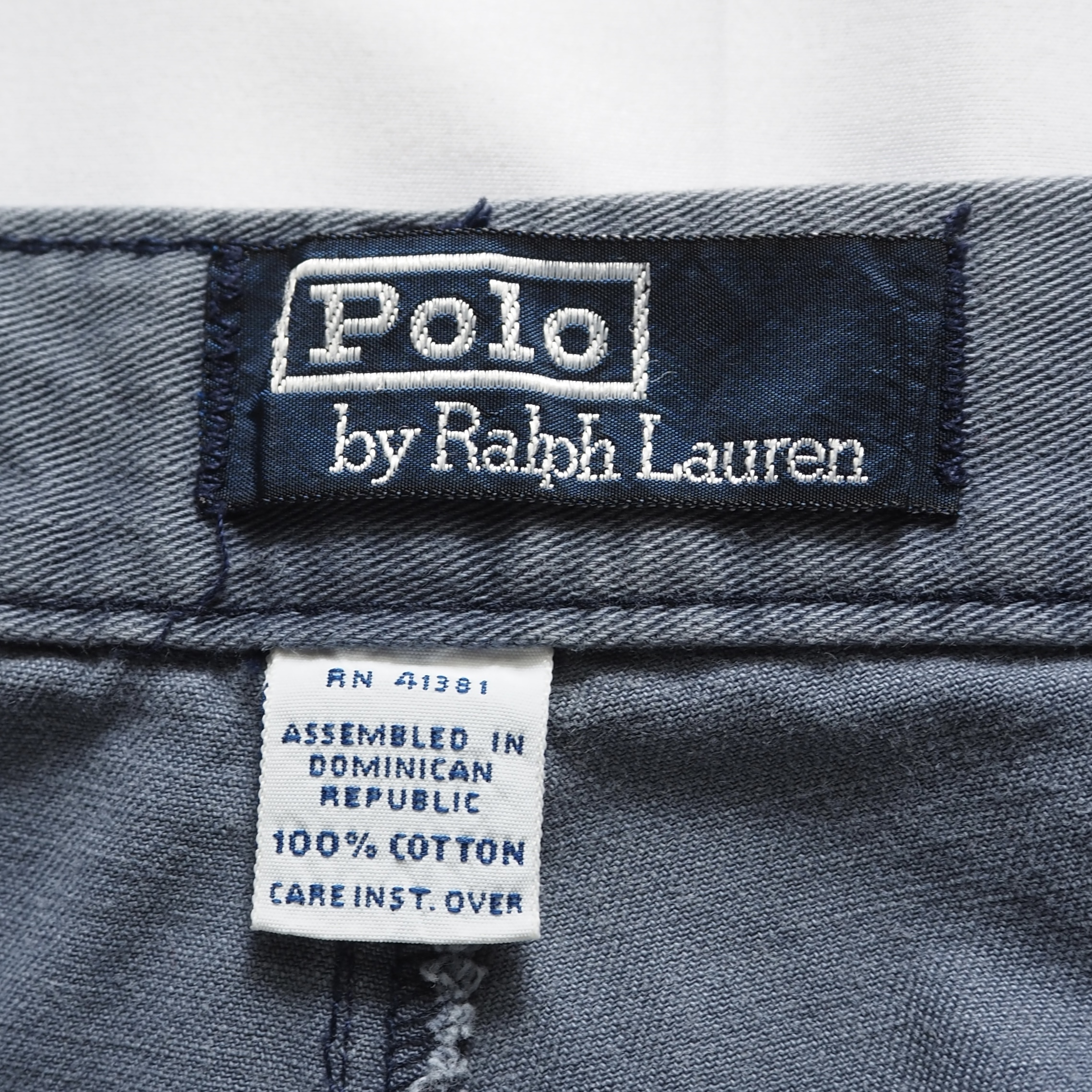 90’s Ralph Lauren ポロチノ フェードブルー 34×27.5 の画像 9