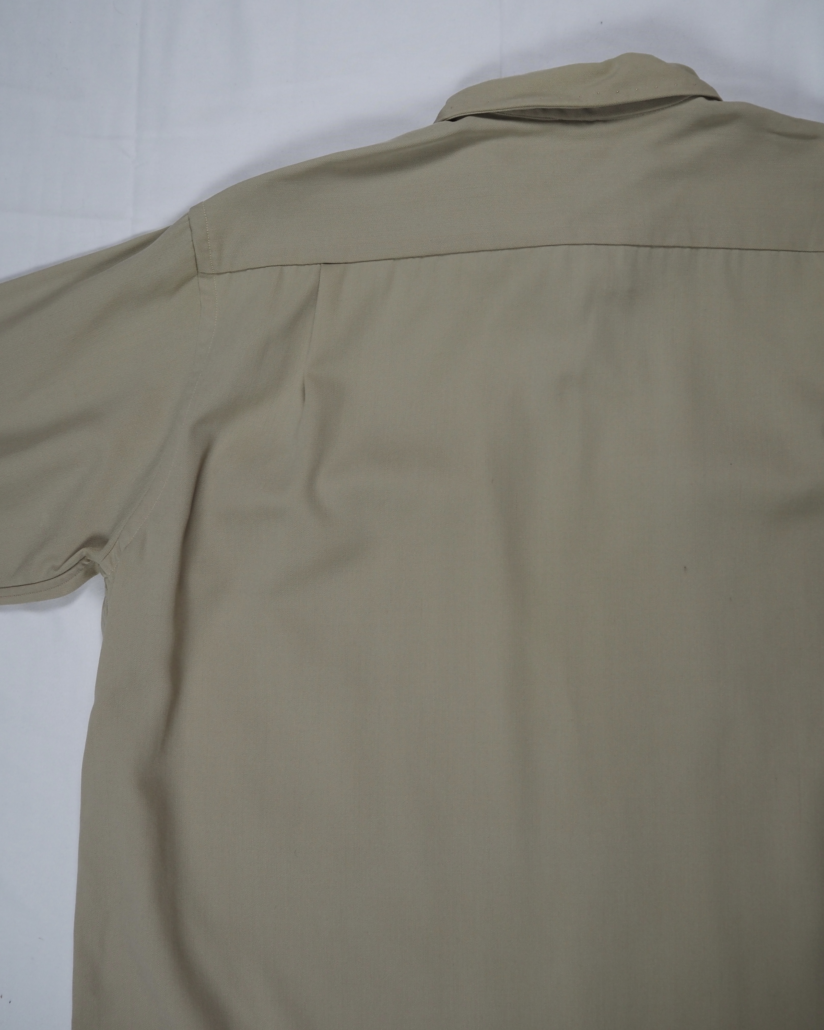 50’s SAKS FIFTH AVENUE ウールシャツ ベージュ の画像 14