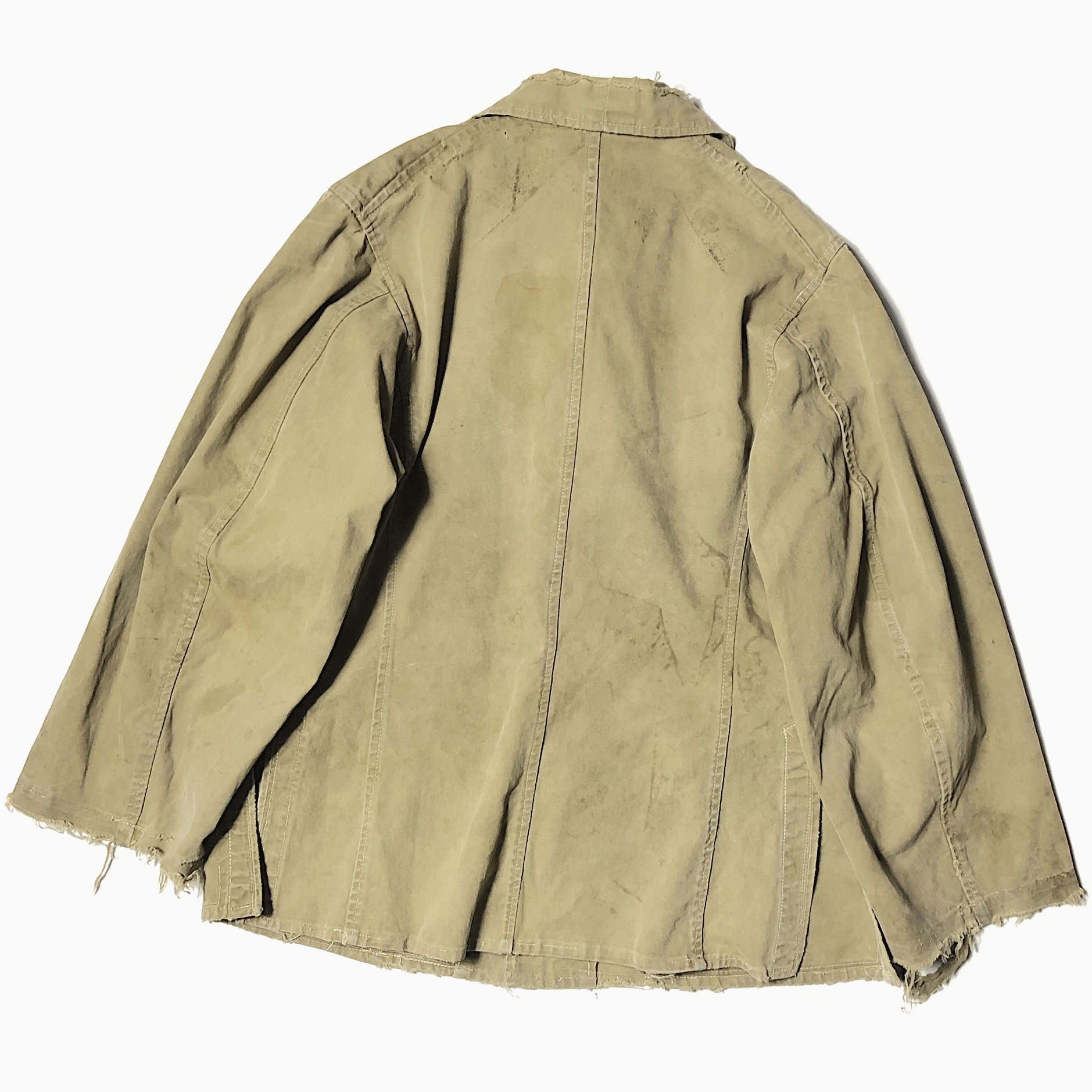 Vintage 40's Grunge Militaty Uniform Jacket の画像 2