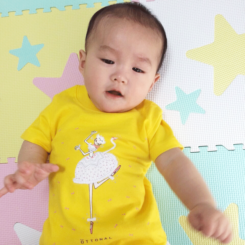 白猫Tシャツ(ベビー) - 画像2
