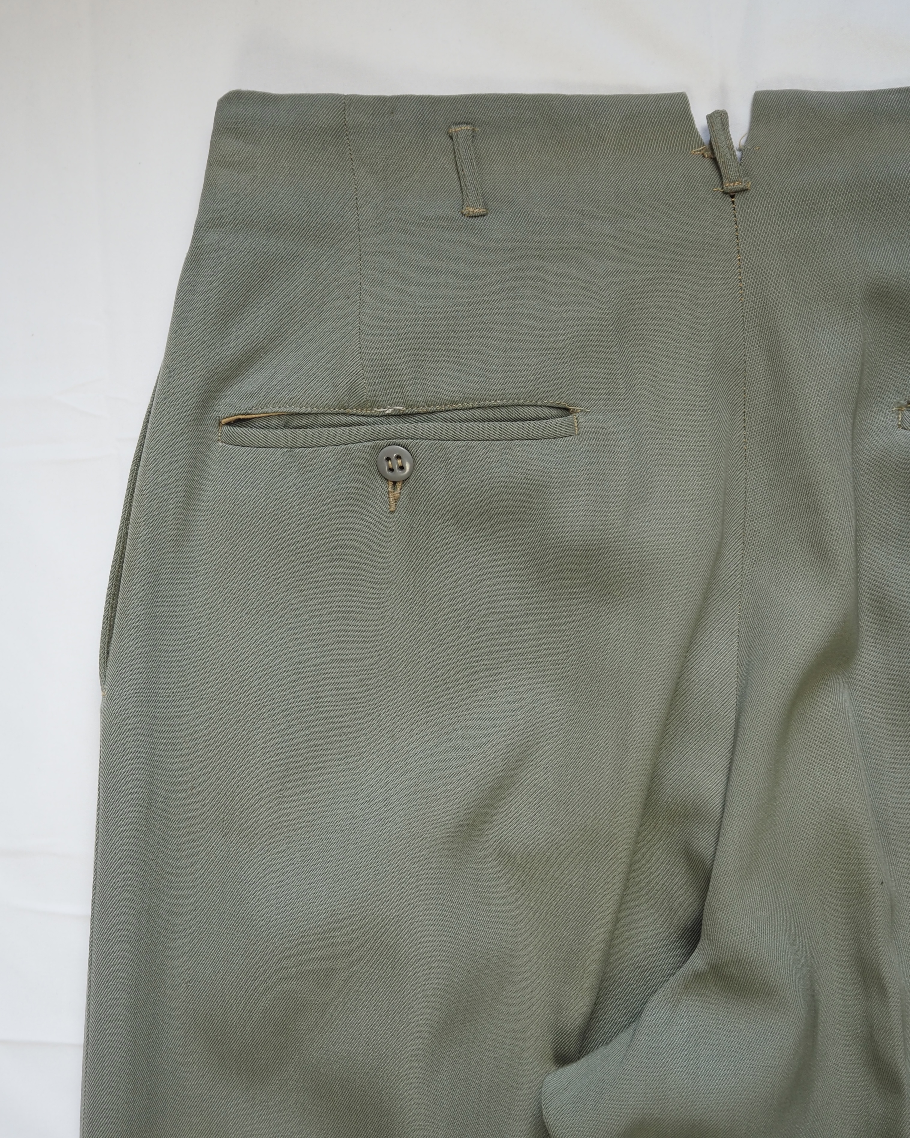 【VCM入荷】50’s ウールスラックス ライトグリーン の画像 15