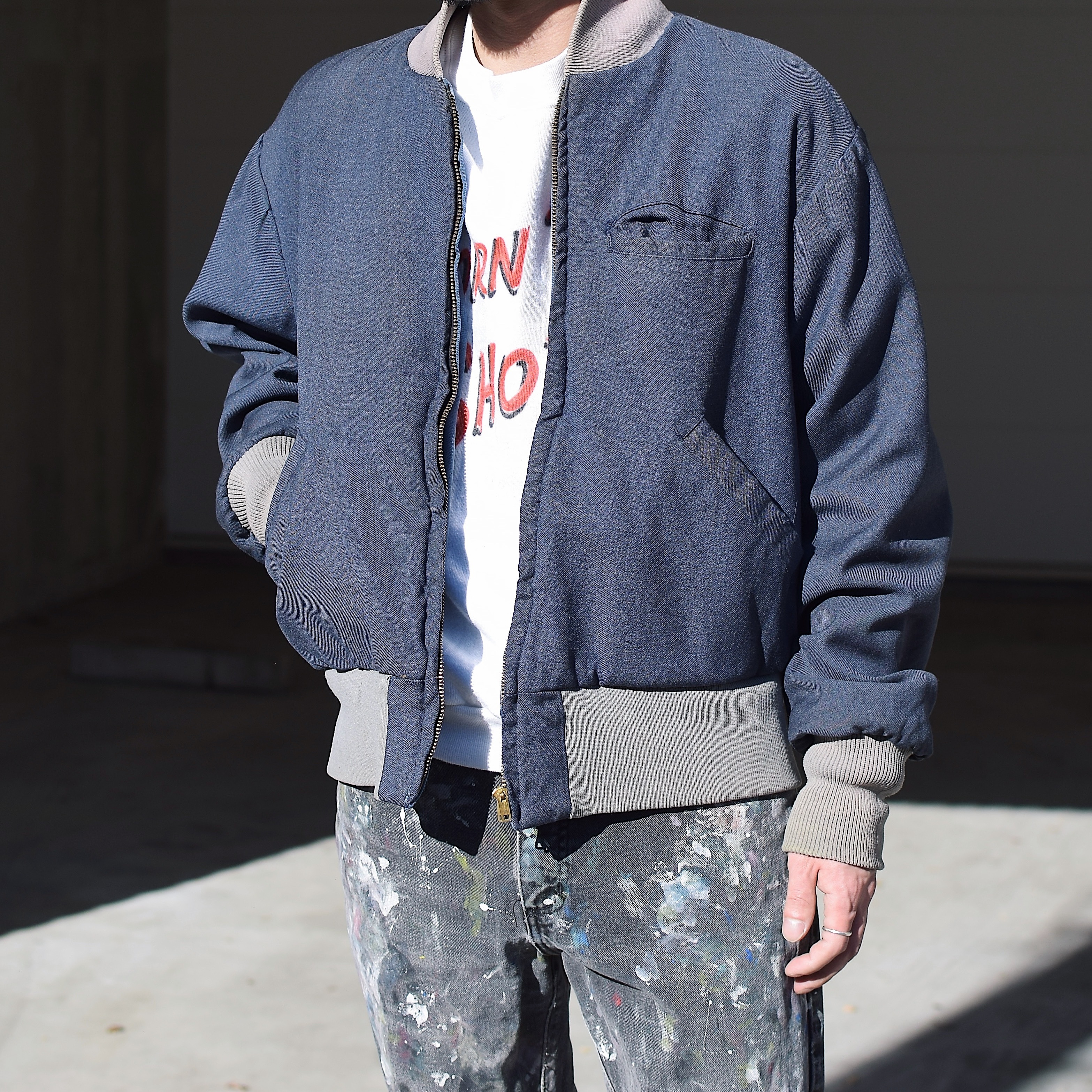 Vintage 50〜60's【COLUMBUS UNIFORM MFG, CO.】Reversible Gabardine Jacket の画像 6