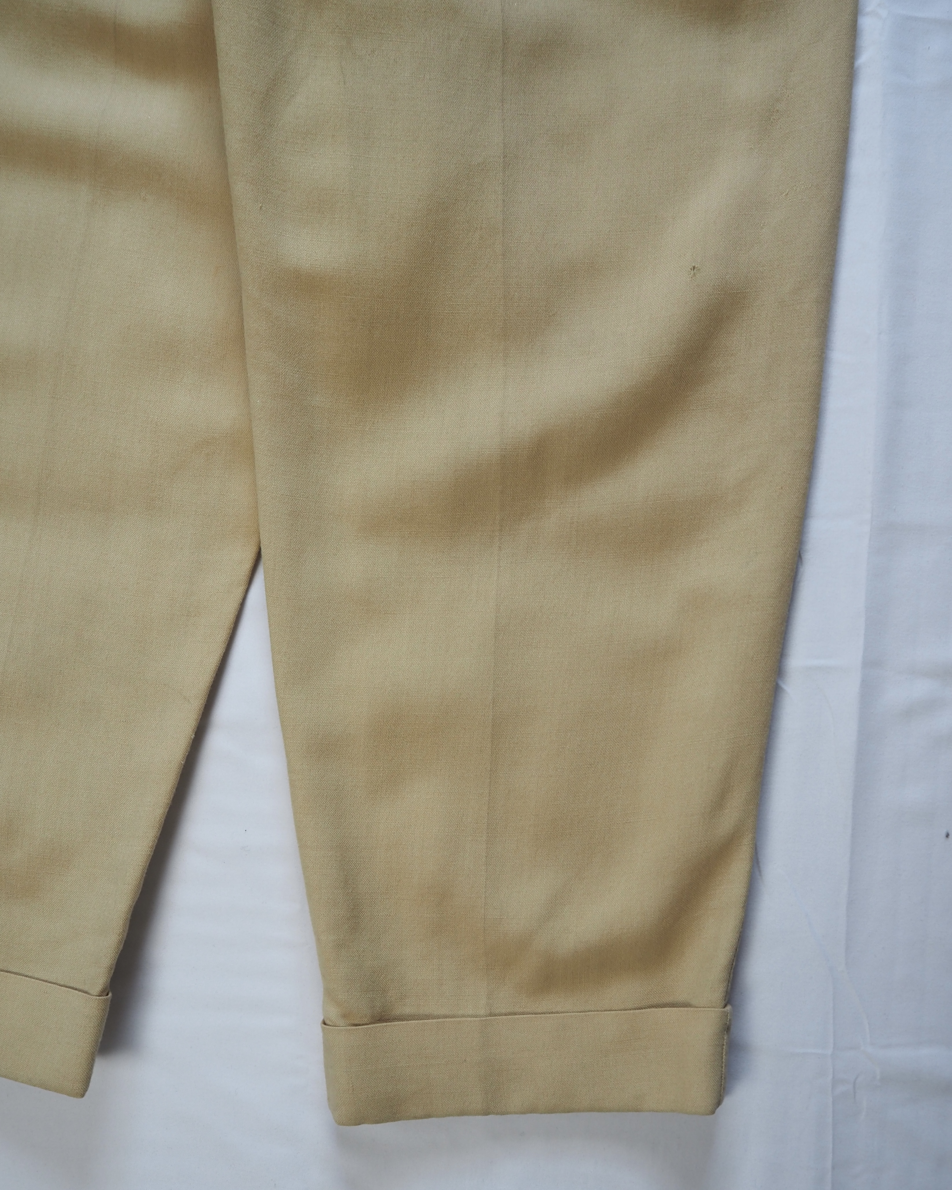 【VCM入荷】50’s ウールスラックス イエロー の画像 19