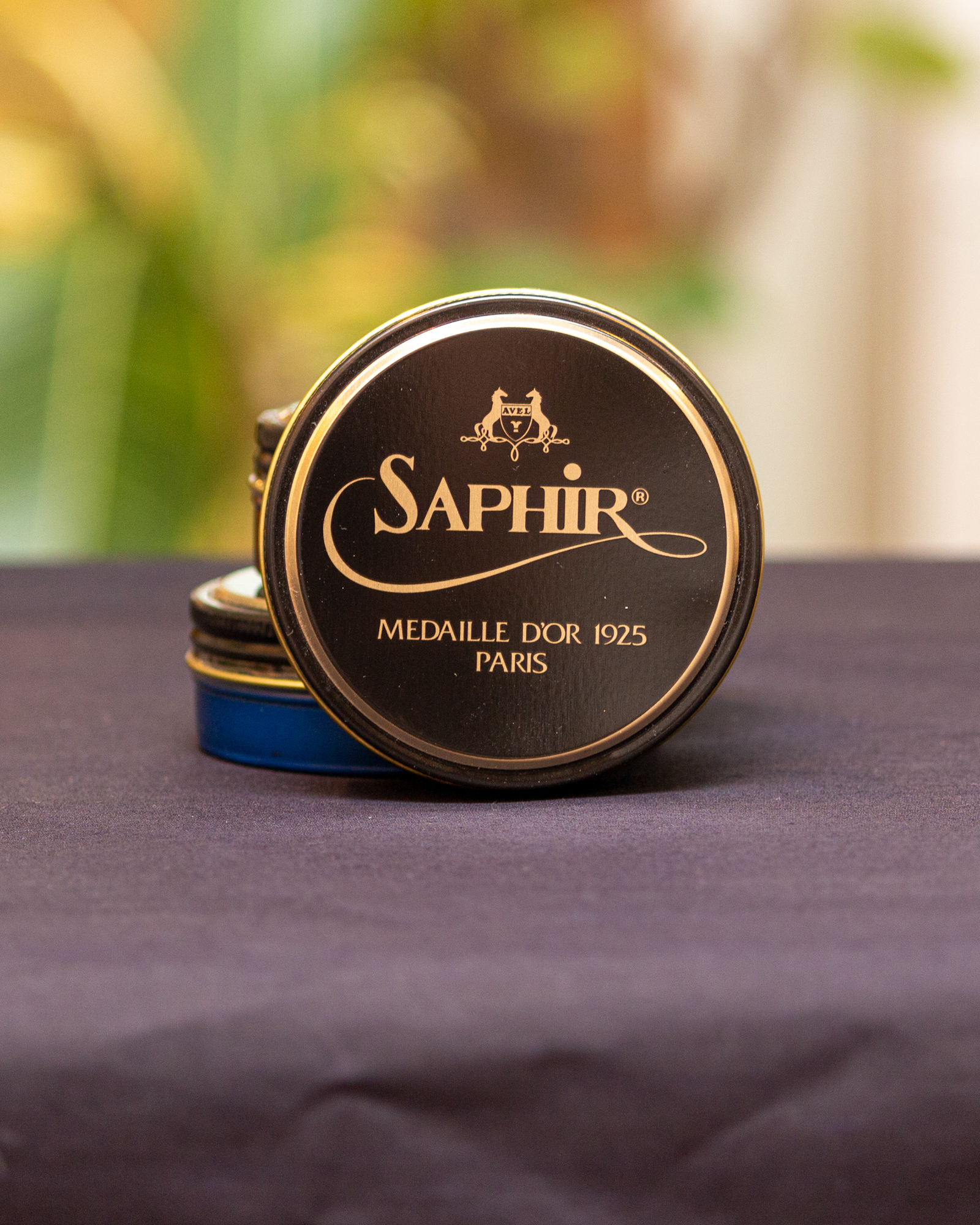 Saphir Noir ビーズワックスポリッシュ 50ml Glayage Kyoto Saphir Noir ビーズワックスポリッシュ 50ml Glayage Kyoto