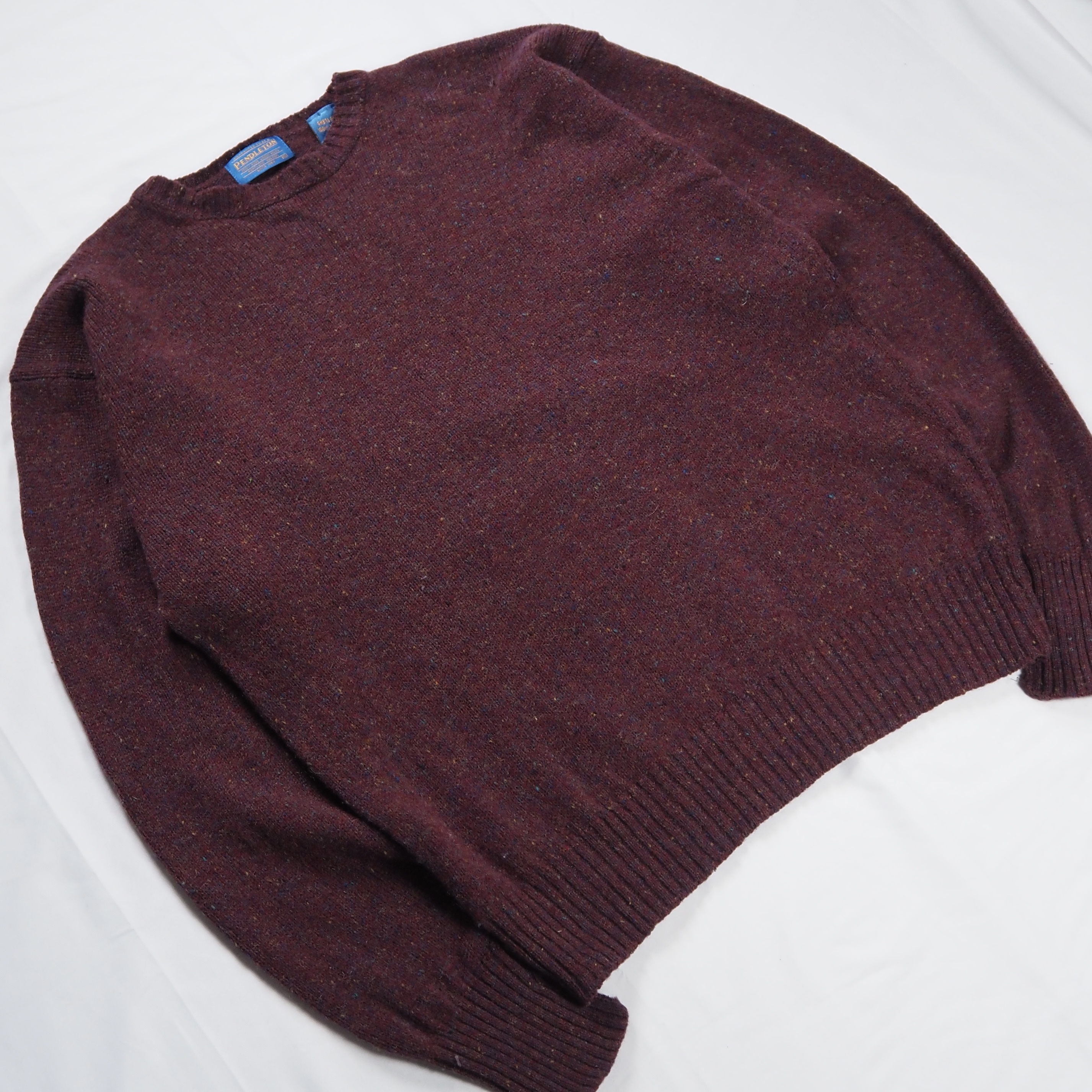 Pendleton ウールニット バーガンディ XL の画像 2