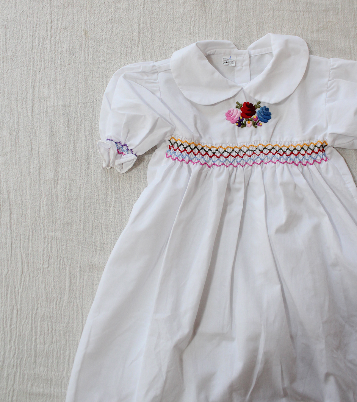 Hu 284 キッズ ハンガリー刺繍ワンピース Humus Kids Ladies Used Vintage Shop