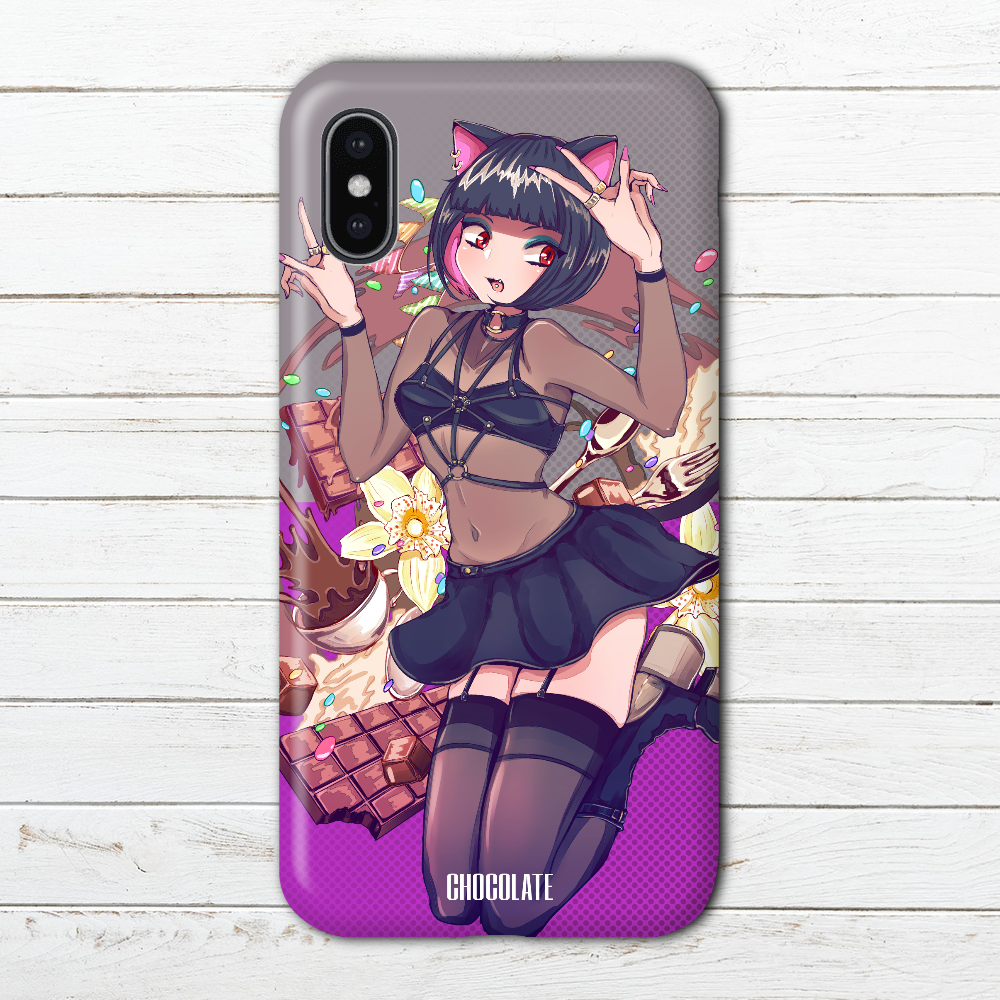 Iphoneケース スマホケース Iphonex かわいい 女の子 おしゃれ 人気 Xperia Iphone5 6 6s 7 8 Arrows Aquos タイトル Chocolate 作 赤zukin おしゃれでかわいいiphoneケース スマホケース Tシャツ かっこいいイラスト のクリエイターグッズ専門 雑貨屋アリうさ