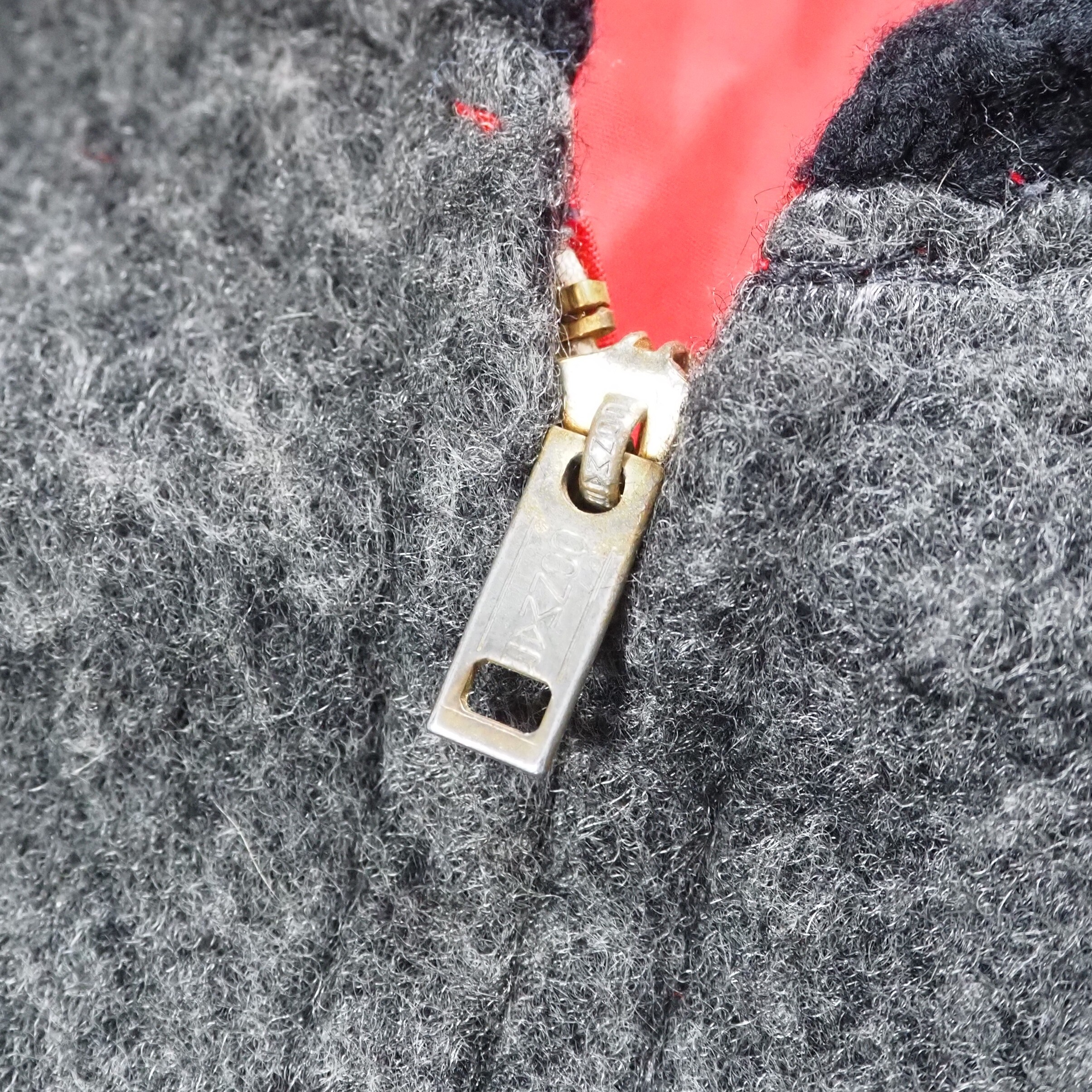 【9/23 20:00入荷】50's ファラオジャケット リバーシブル グレー×レッド の画像 6