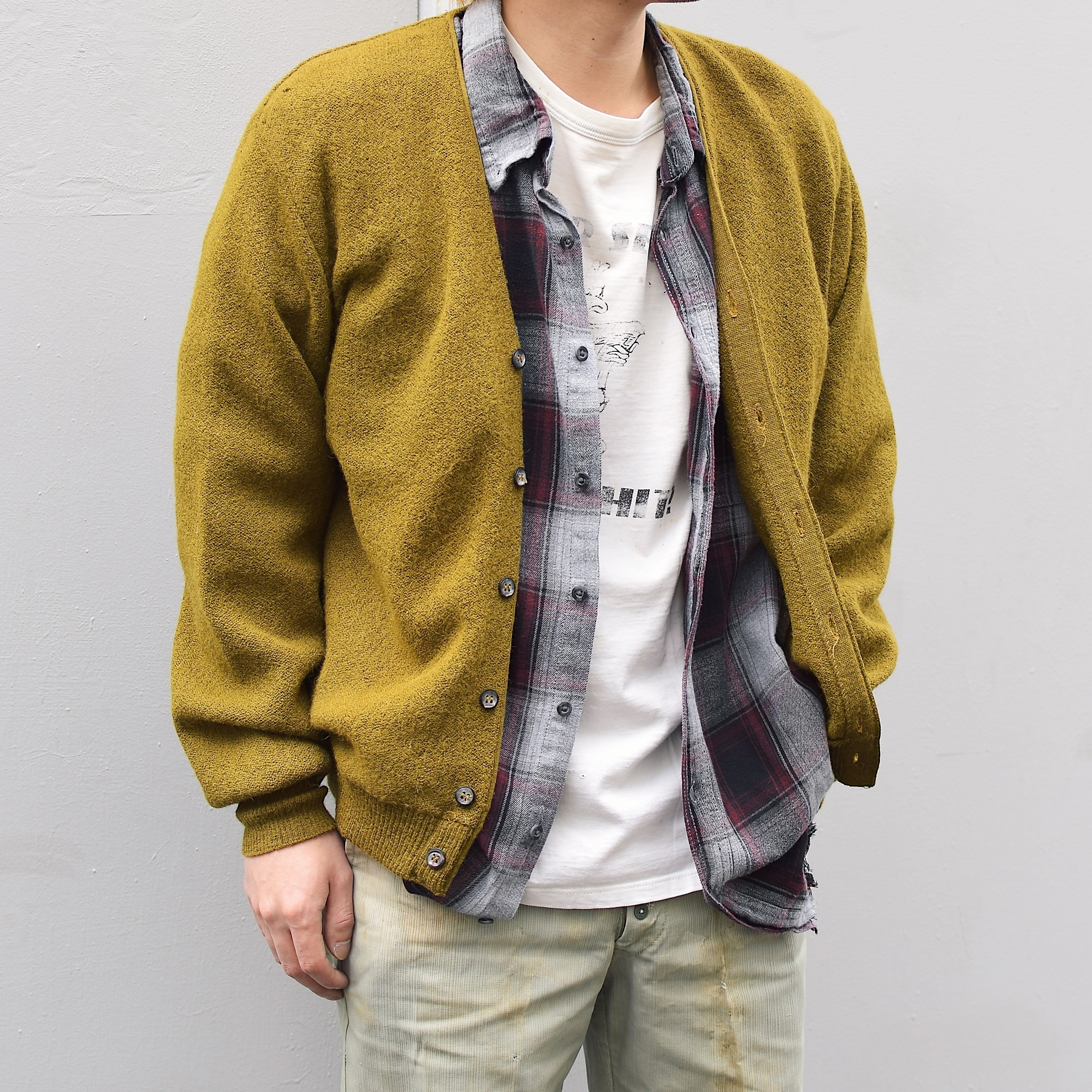 Vintage 70's【ROBERT BRUCE】Alpaca Knit Cardigan の画像 3