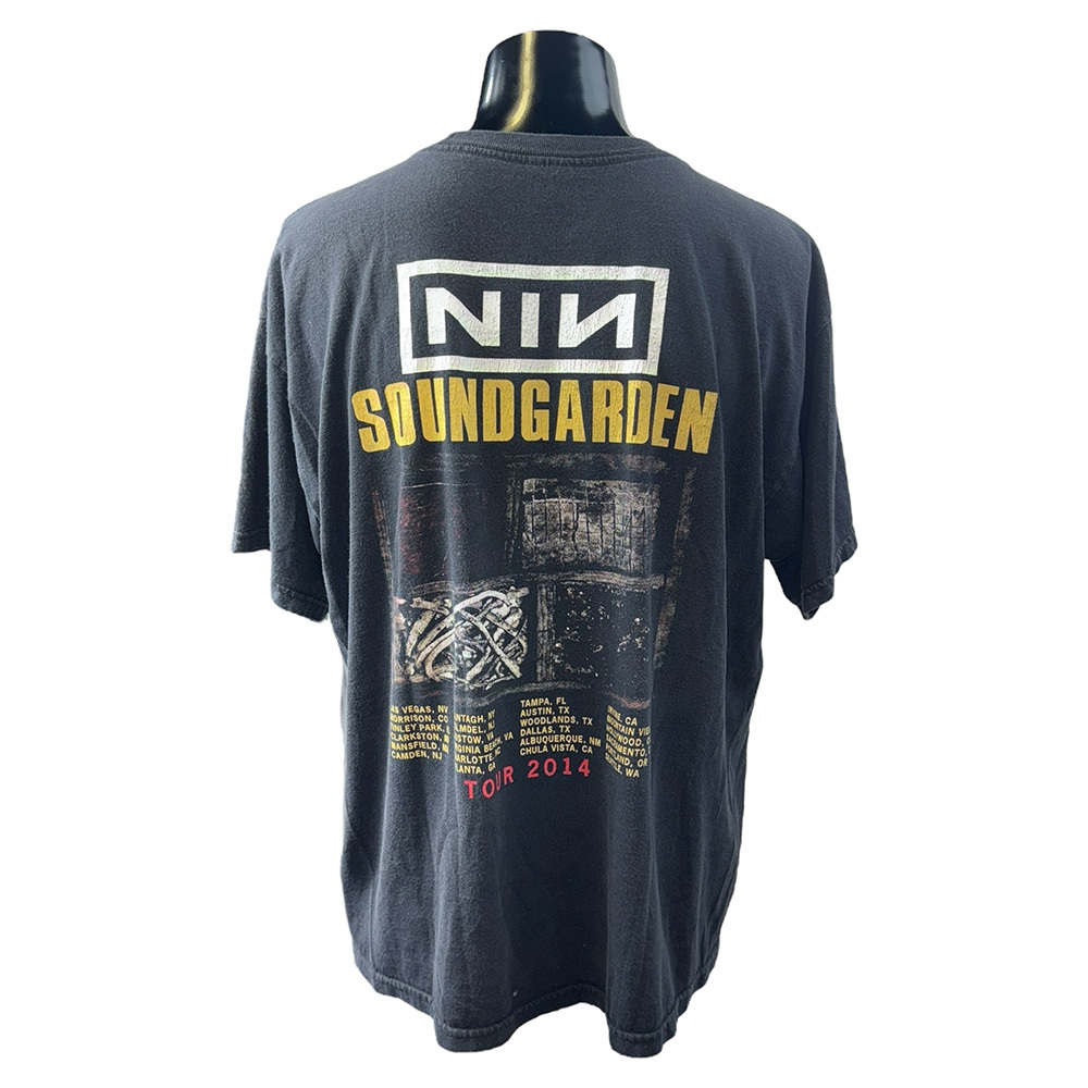 【NINE INCH NAILS × SOUNDGARDEN】ナイン・インチ・ネイルズ × サウンドガーデン TOUR 2014 Tシャツ