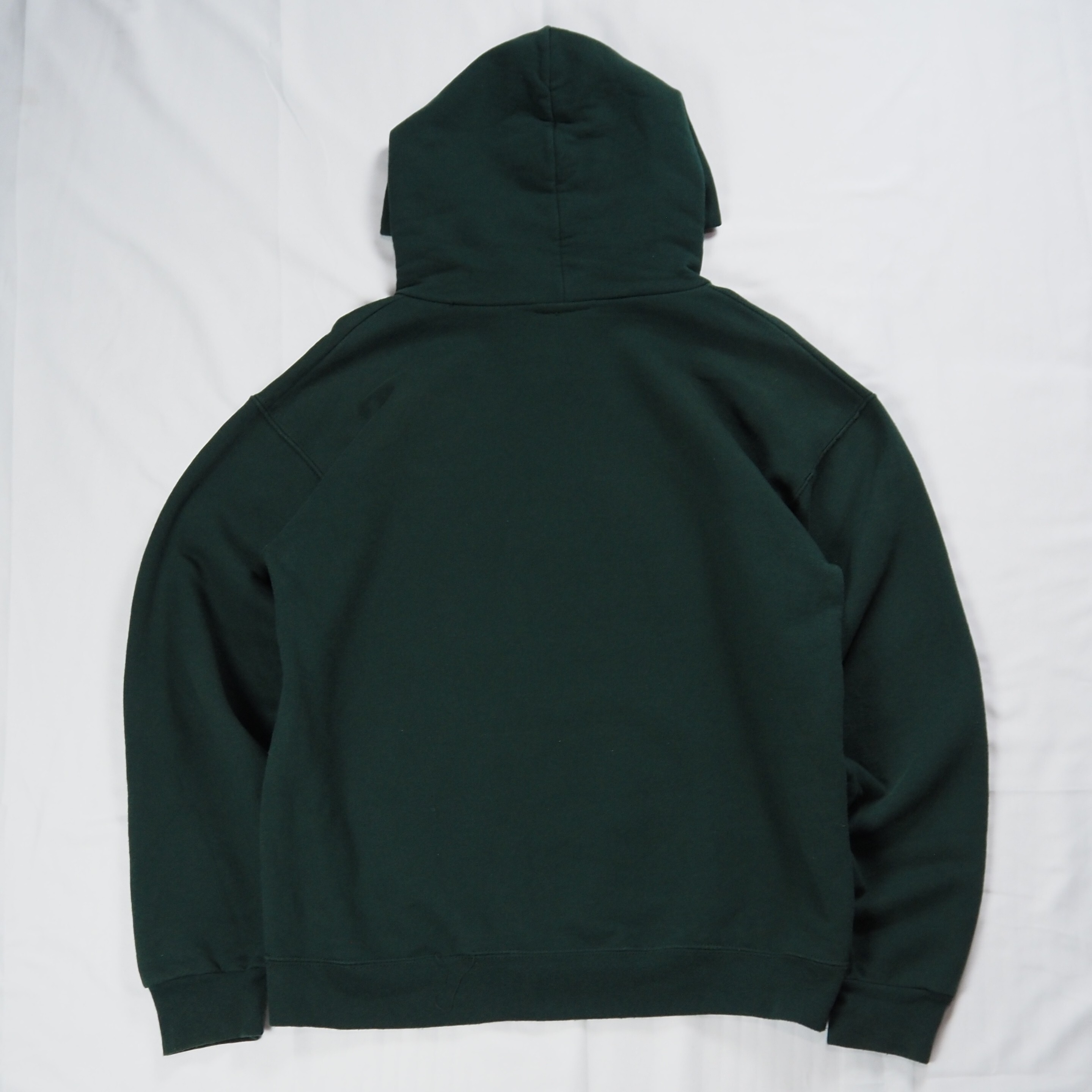 00's Thrasher フーディ フレイムロゴ グリーン Sサイズ の画像 10
