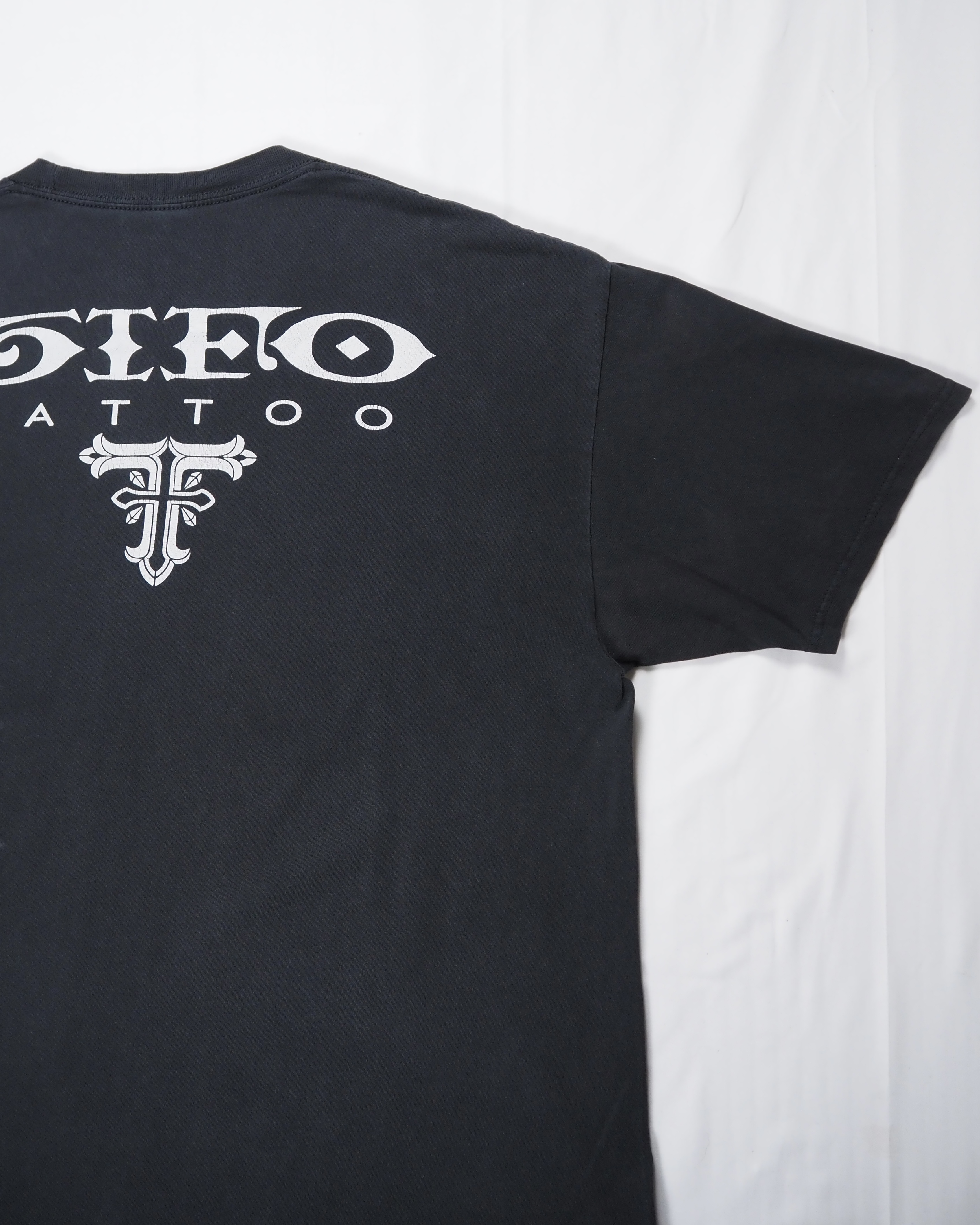 00’s Tattoo Tee ブラックフェード サイズXL相当 の画像 4