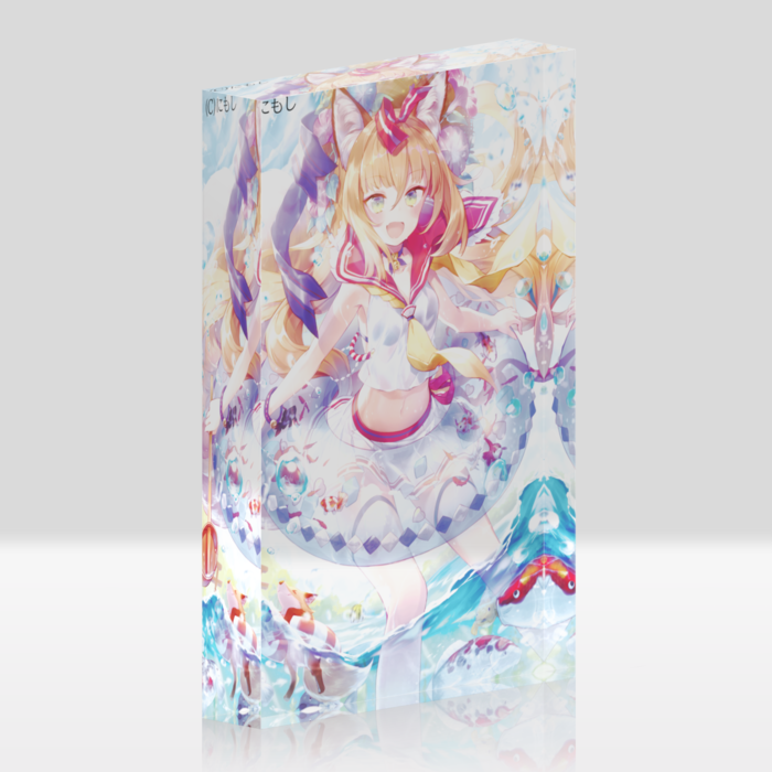 オリジナルアクリルブロック クリア The Fox S Summer にもし M S Marche