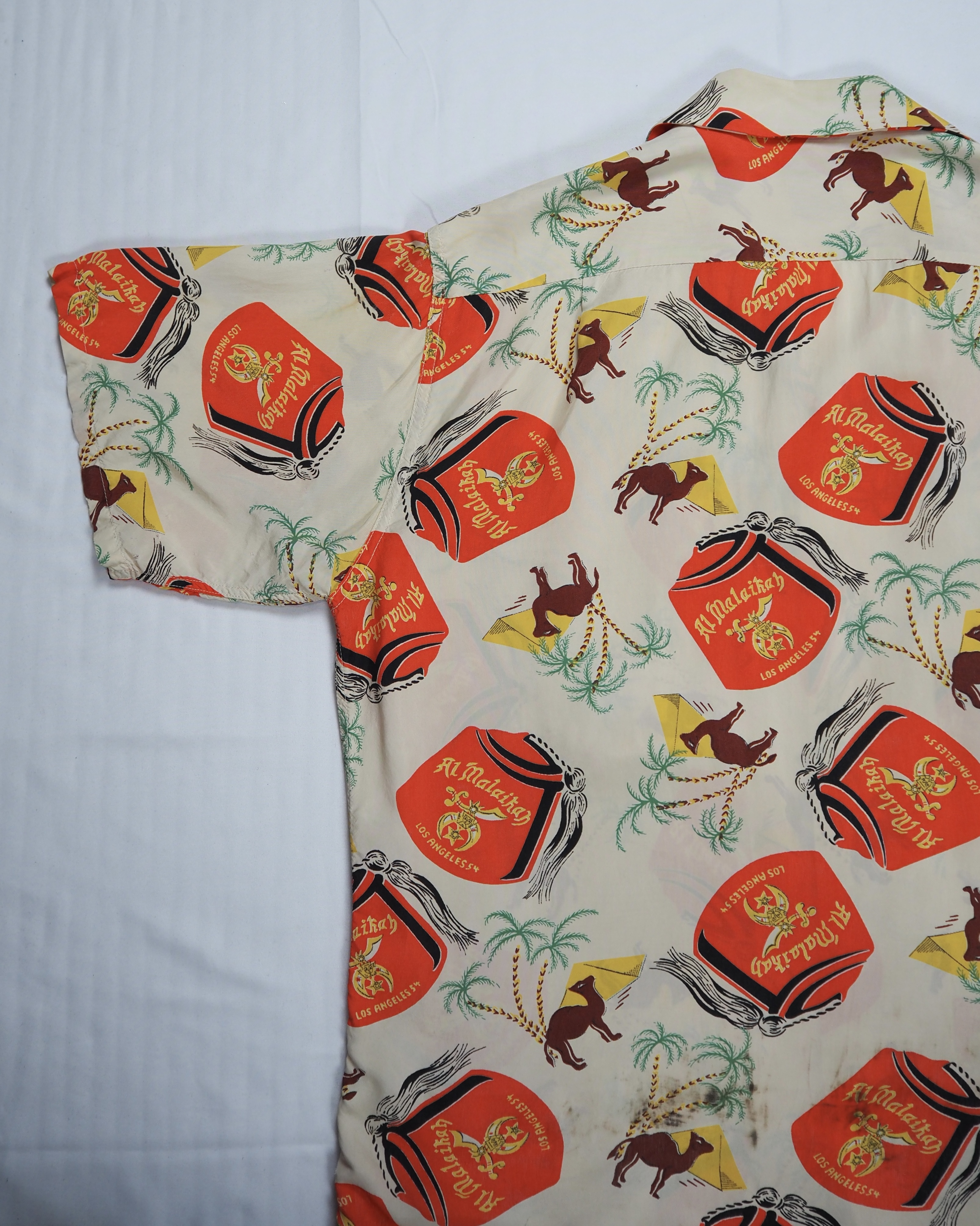 【5/6(水) 20:00入荷】50’s Duke of Hollywood ハワイアンシャツ の画像 14