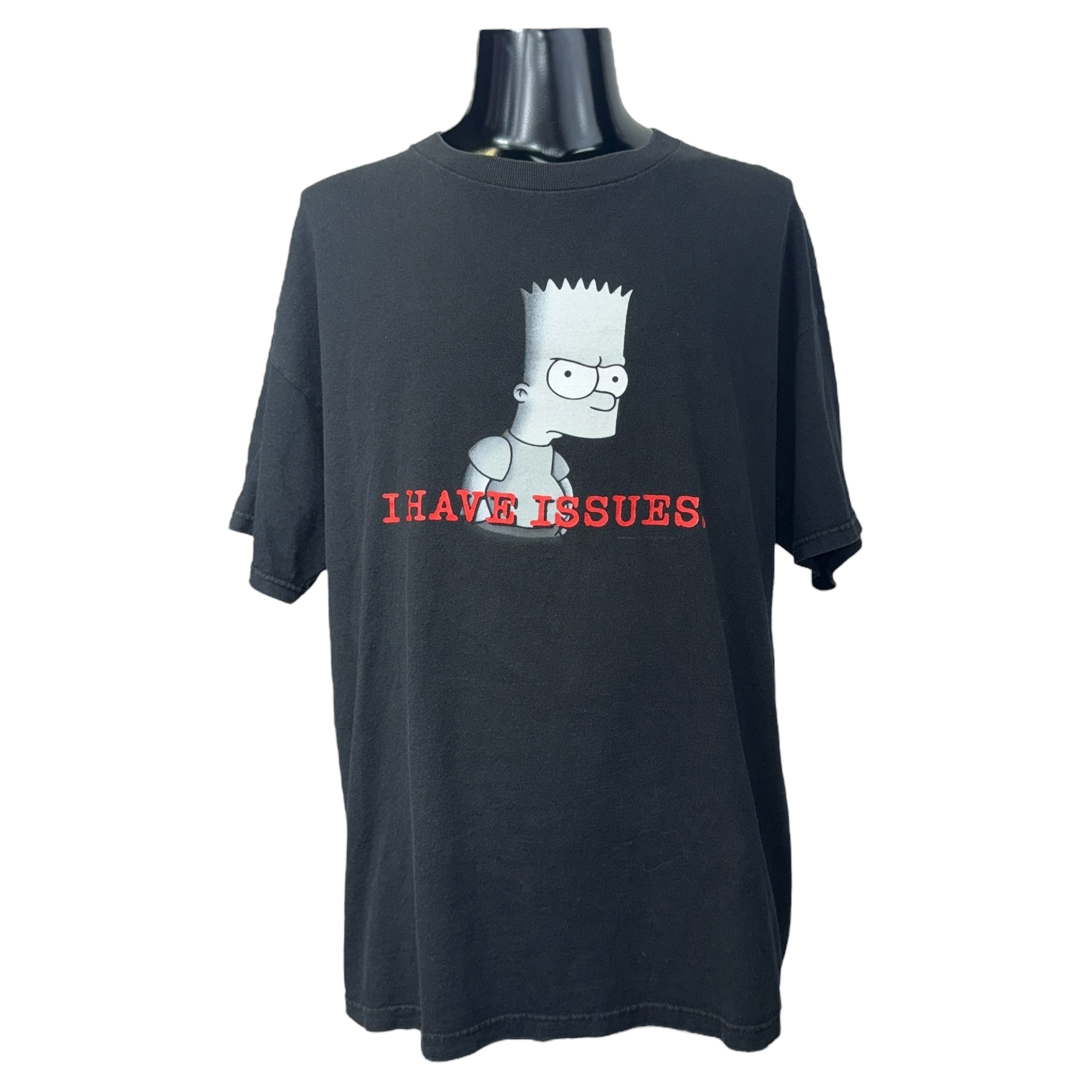 【THE SIMPSONS】シンプソンズ  “I HAVE ISSUES” DELTAタグ Tシャツ XL