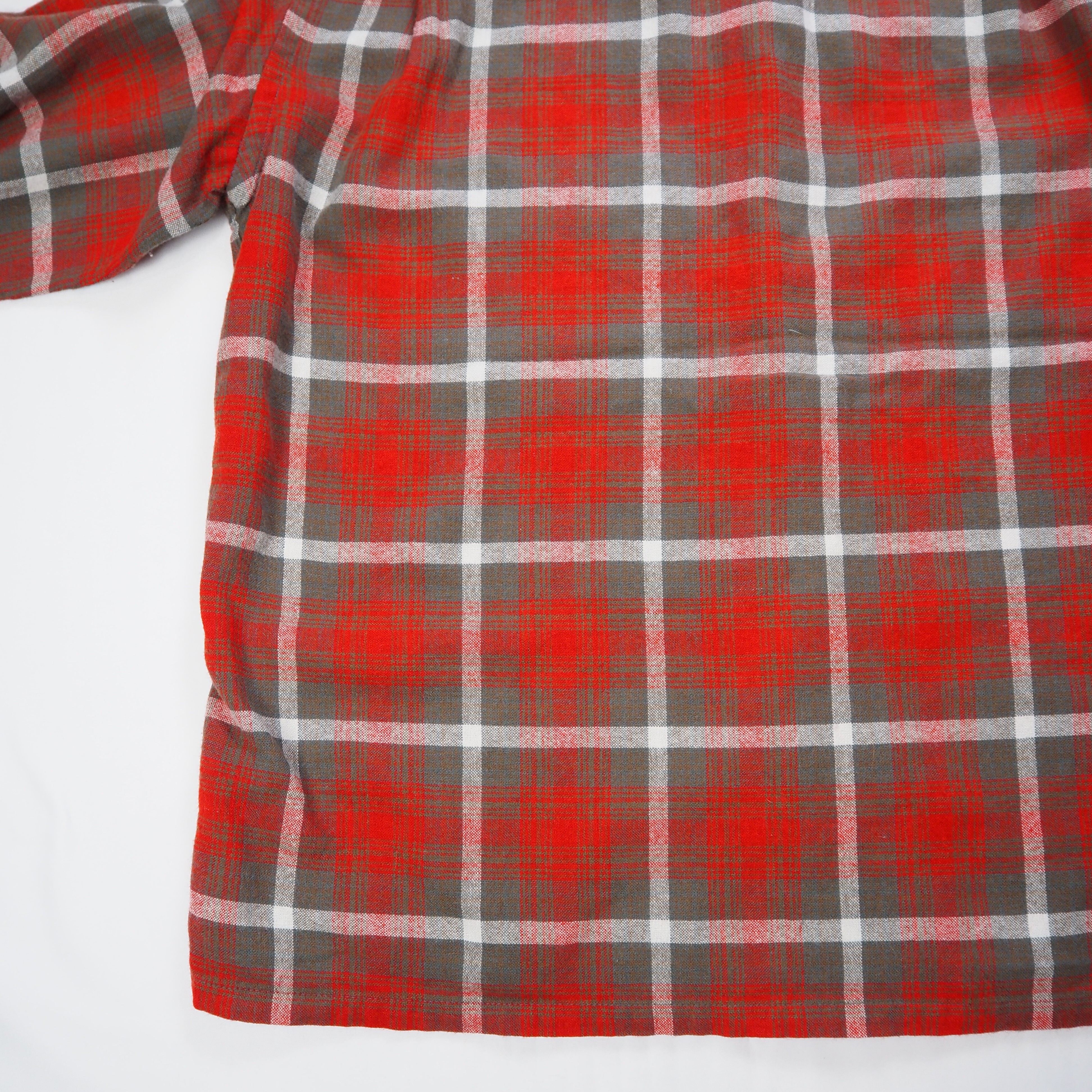 【9/23 20:00入荷】50's Towncraft ウールシャツ レッド×グレー の画像 16