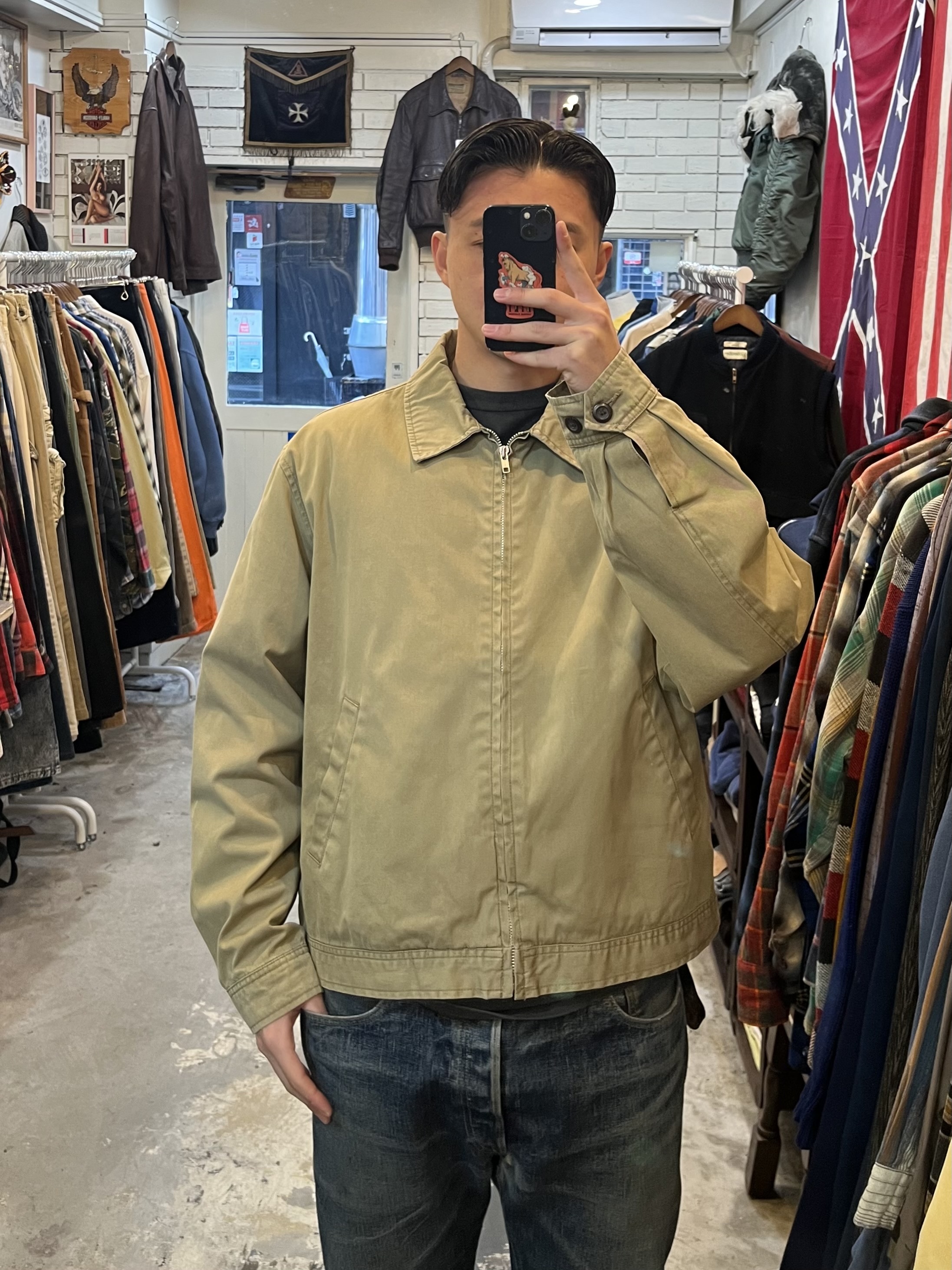 90’s OLD GAP コットンジャケット Mサイズ ブラウン の画像 3