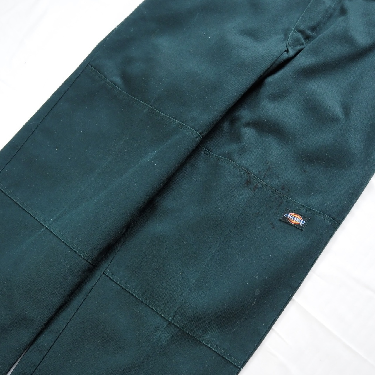 00’s Dickies ダブルニーパンツ グリーン 30×30 の画像 7