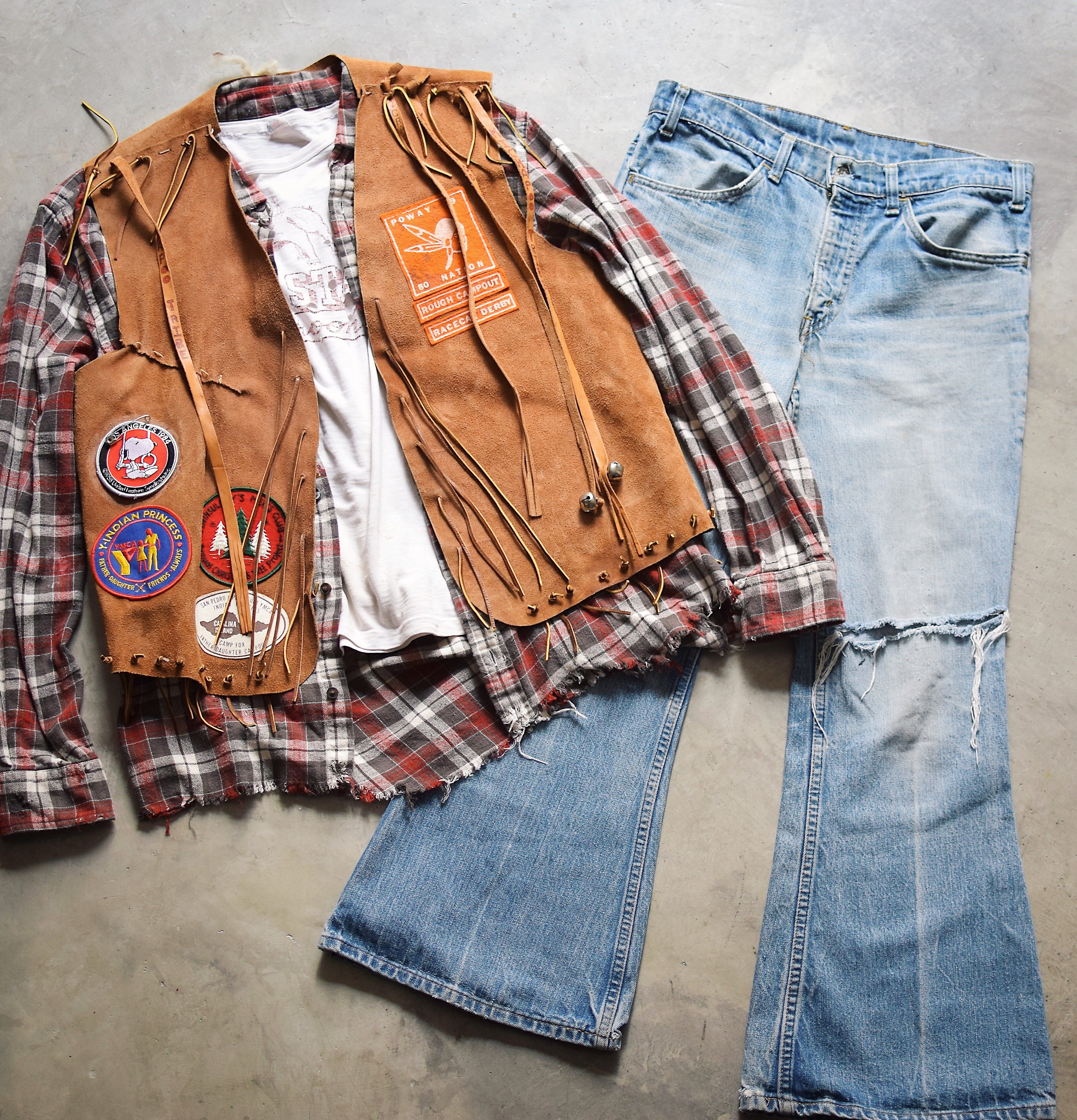 Vintage 70's【Levi's】684 Big Bell Denim Pants の画像 4