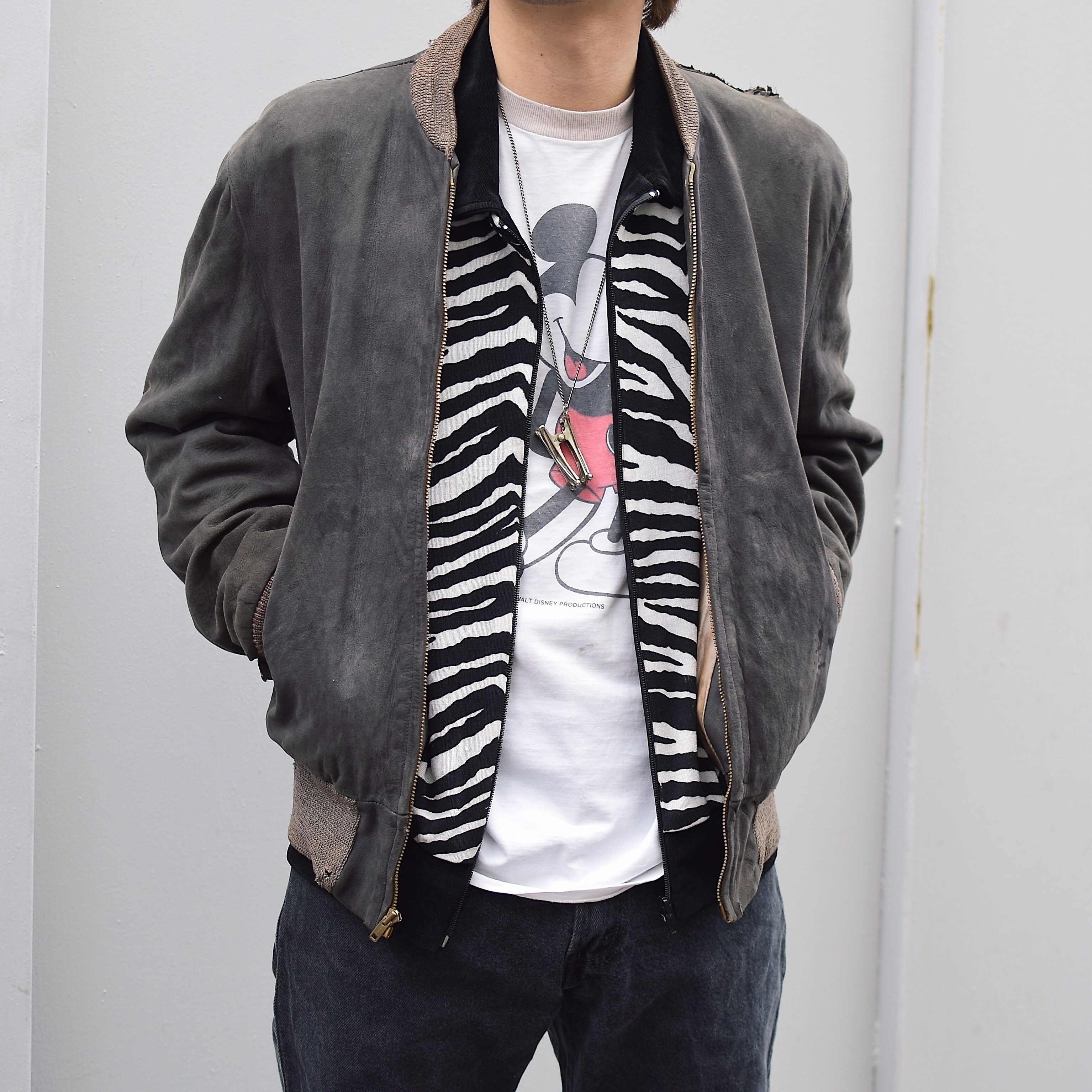 Vintage 50's【HERCULES Outerwear by Sears】Grunge Suede Jacket の画像 3