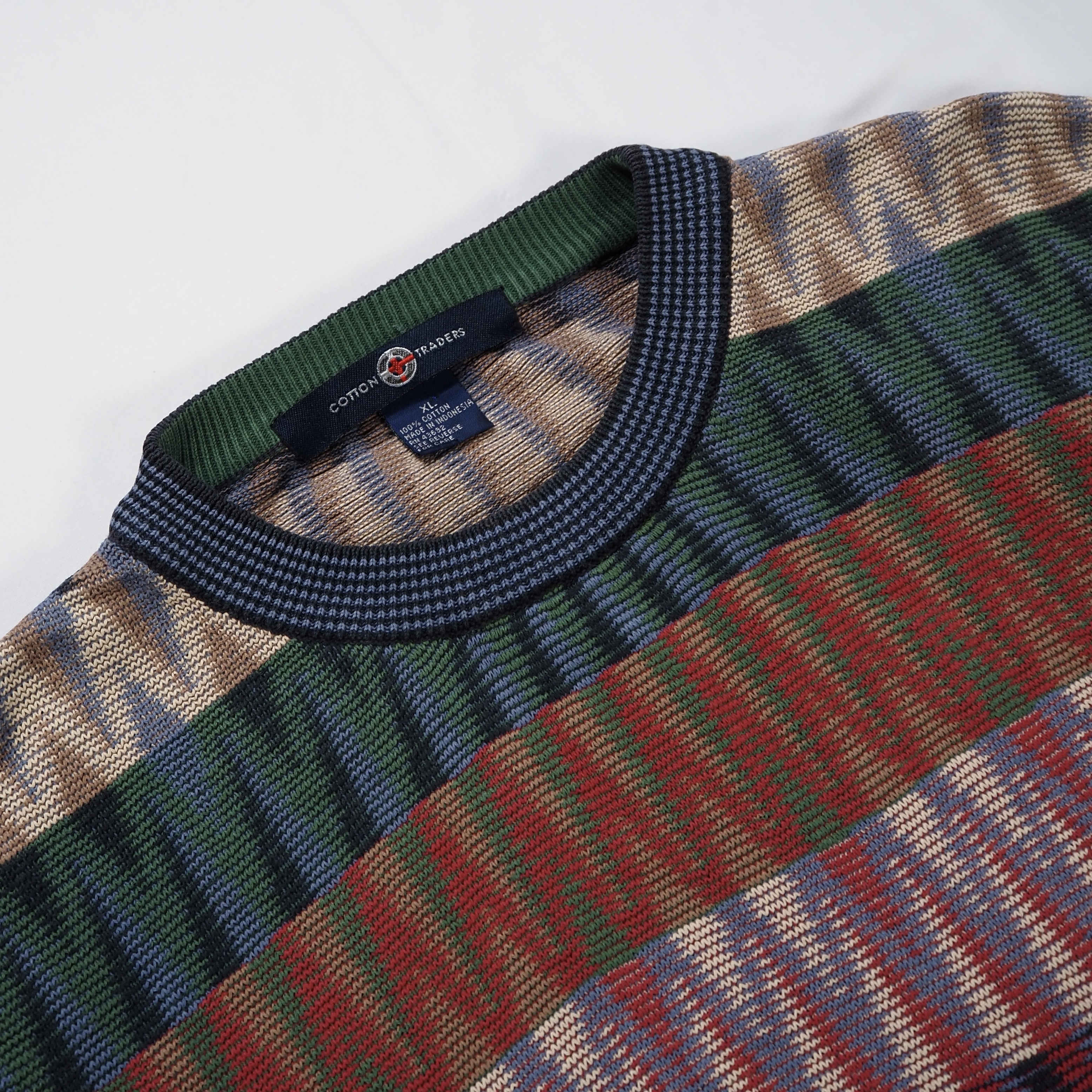 90’s Cotton Traders ニット XL の画像 2