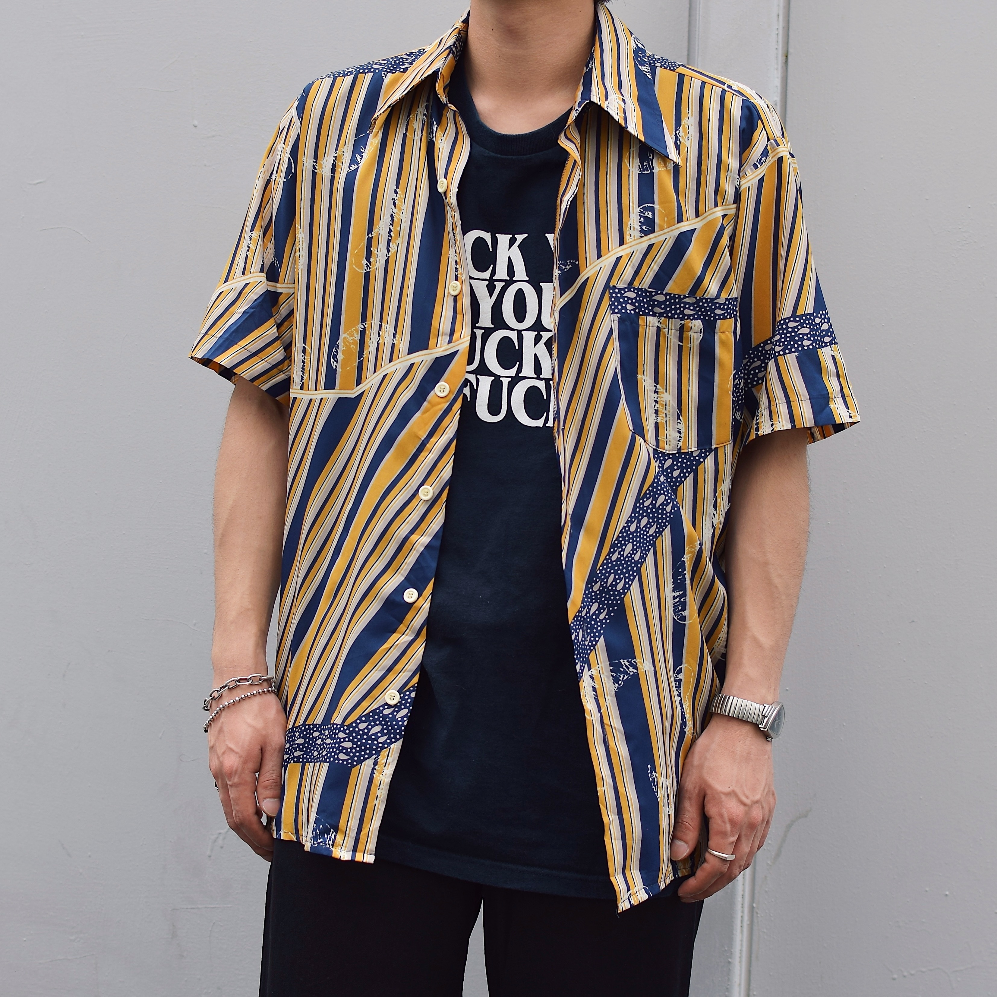 Vintage 70's【Arrow】Short Sleeve Polyester Shirt の画像 3