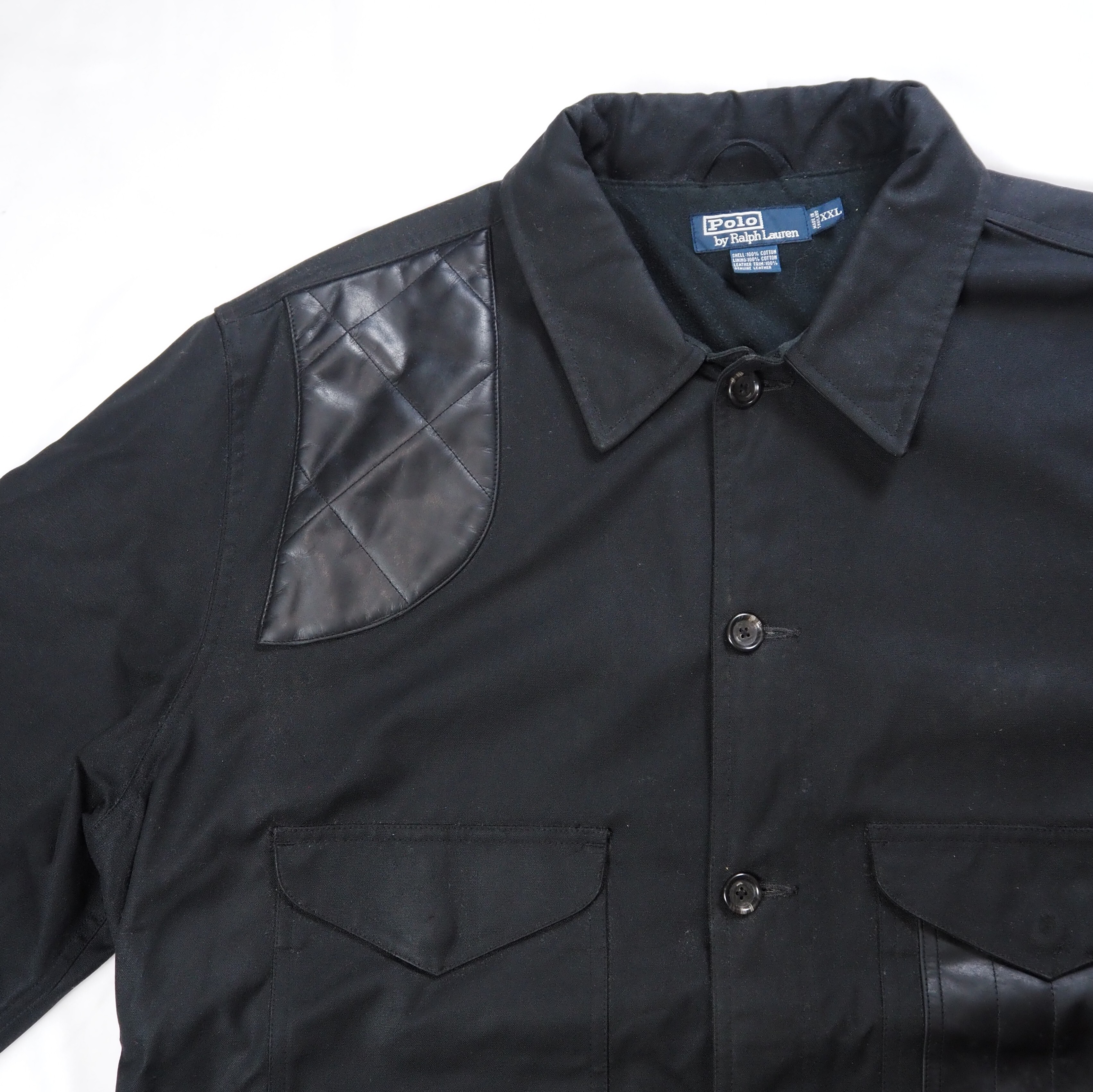 【9/23 20:00入荷】90's Ralph Lauren ハンティングジャケット ブラック の画像 6