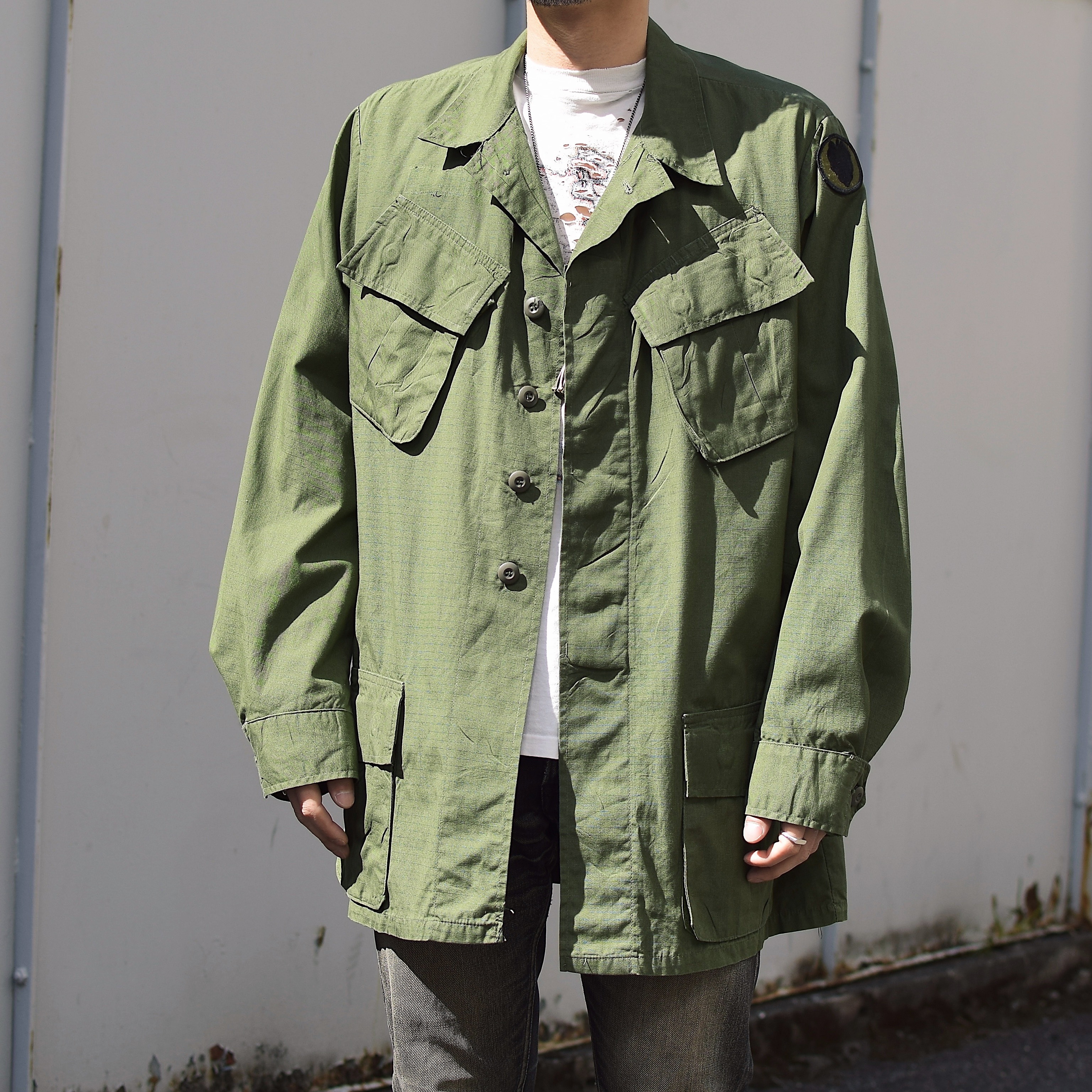 Vintage 70's【HENDERSON MFG. CO.】"VIETNAM" U.S.ARMY Jungle Fatigue Jacket の画像 3
