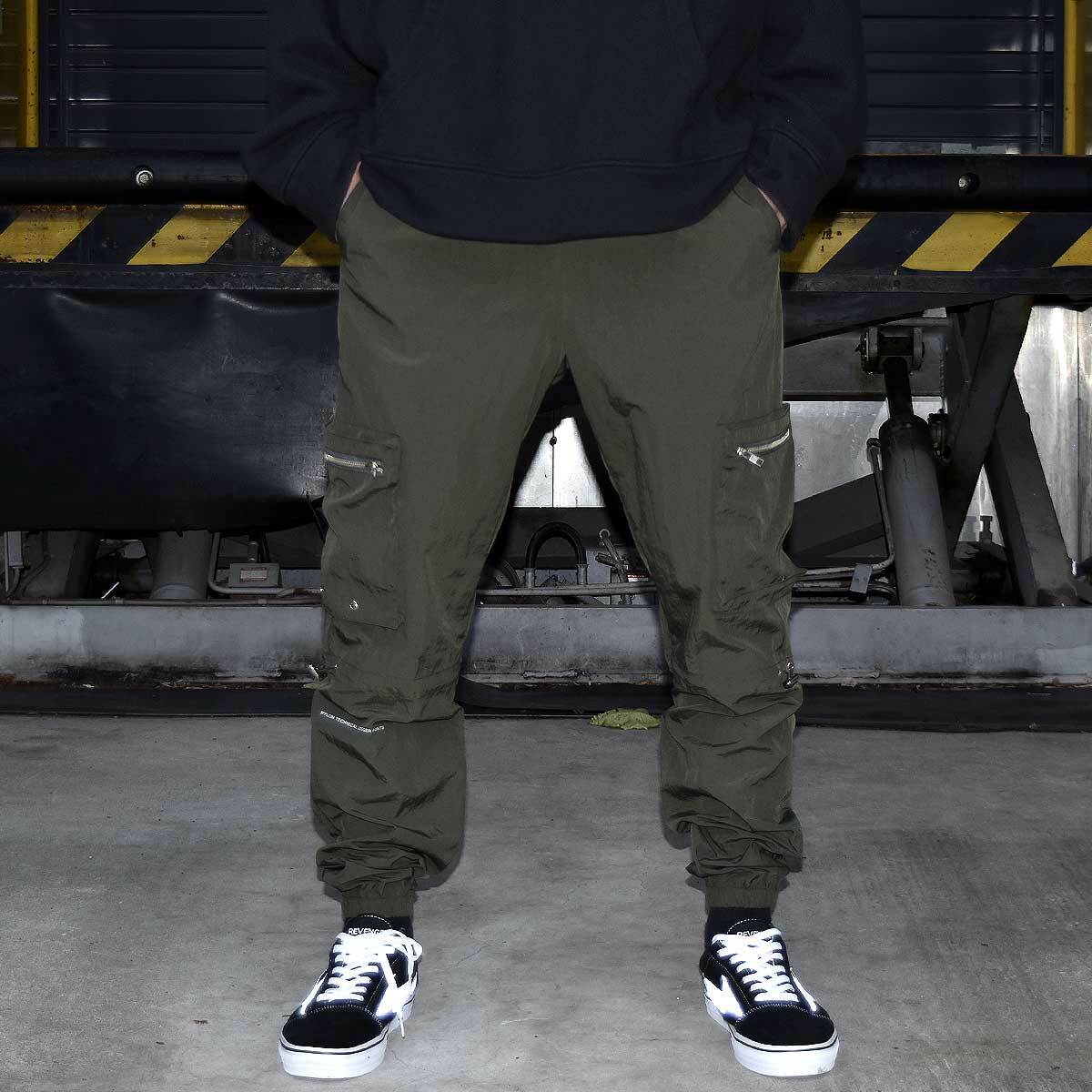 新作 Cray Tokyo クレイ トウキョウ Nylon Technical Jogger Pants Khaki ナイロン テクニカル ジョガー パンツ カーキ トラックパンツ イージーパンツ ストリート Blkid