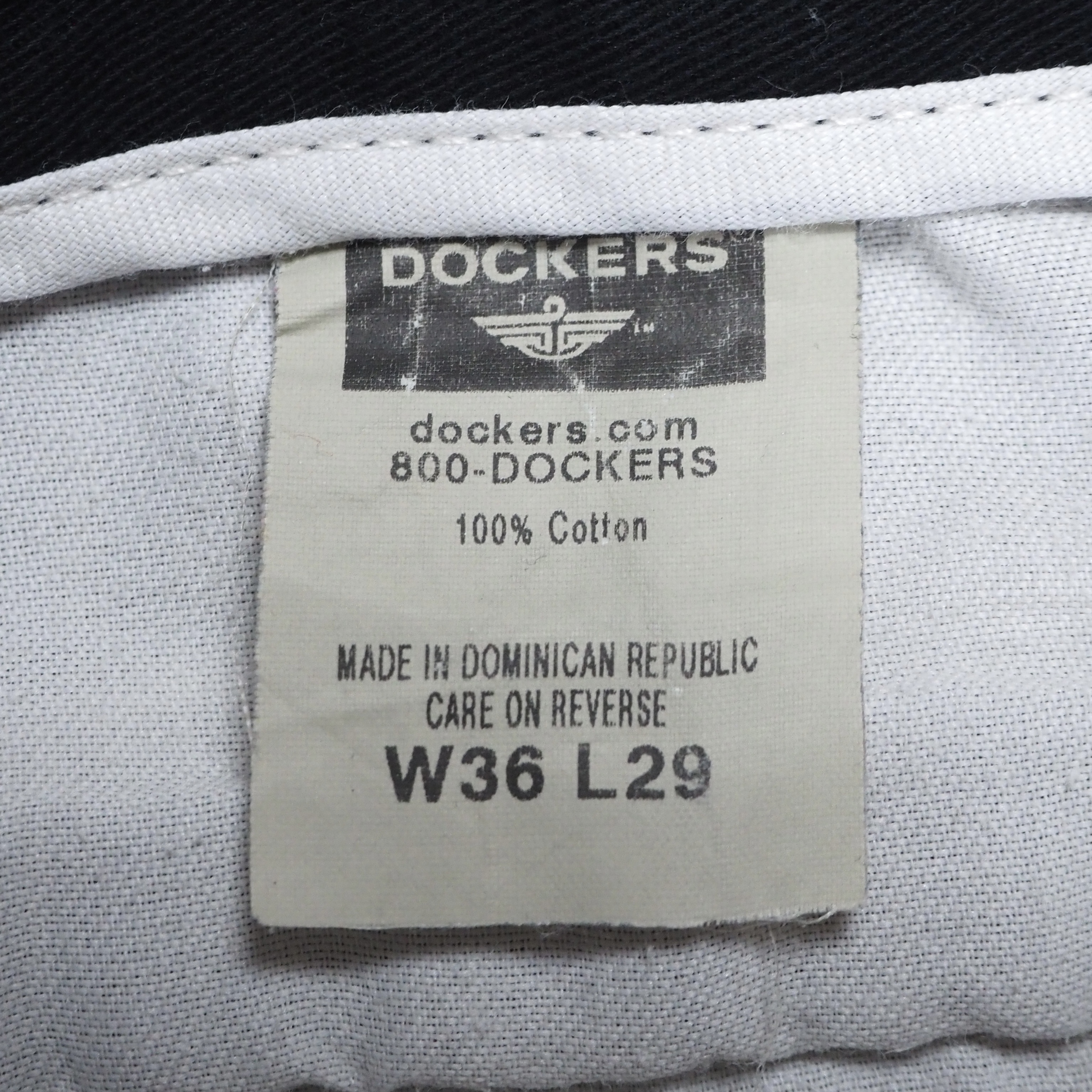 Dockers チノパンツ ブラック 36×28 の画像 8