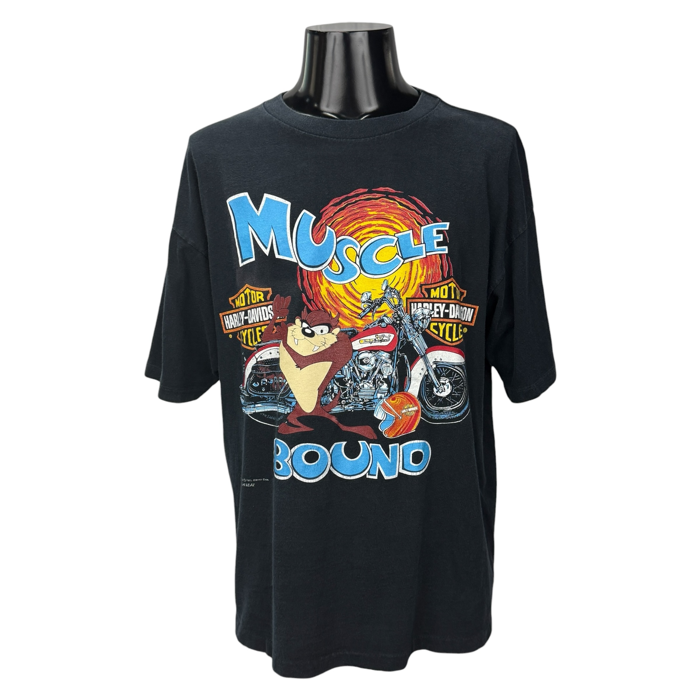【HARLEY-DAVIDSON】ハーレーダビッドソン “MUSCLE BOUND” 90’s Vintage Tシャツ