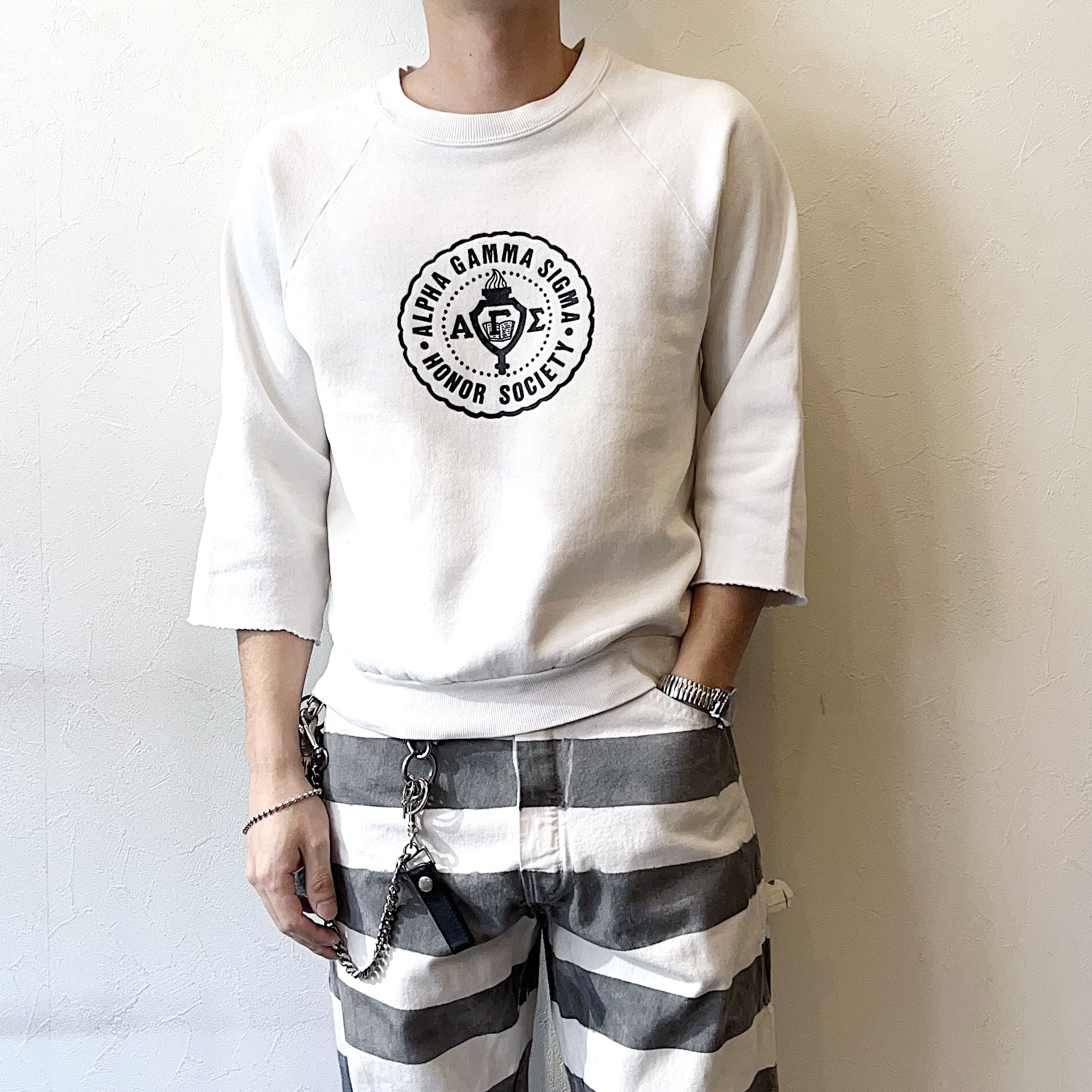 Vintage 80's【FRUIT OF THE LOOM】"ALPHA GAMMA SIGMA" Sweat の画像 3