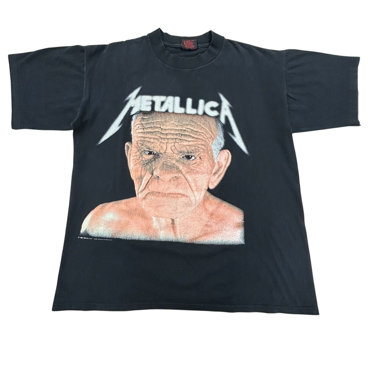 90s METALLICA “Enter Sandman” NEVER NEVER LAND Vintage Band T-Shirt Double Sided L