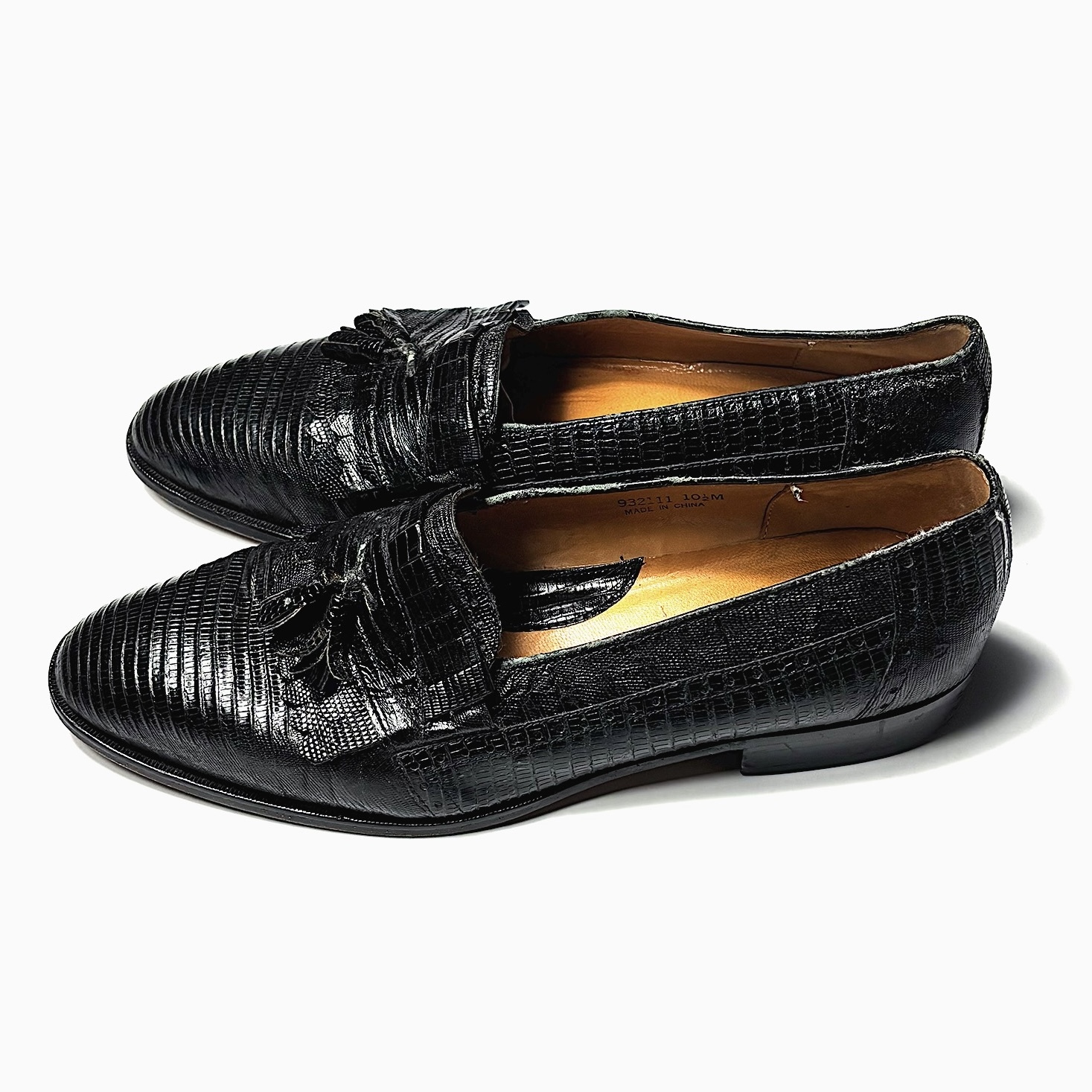 Vintage【GIORGIO BRUTINI】Tassel Leather Shoes の画像 2