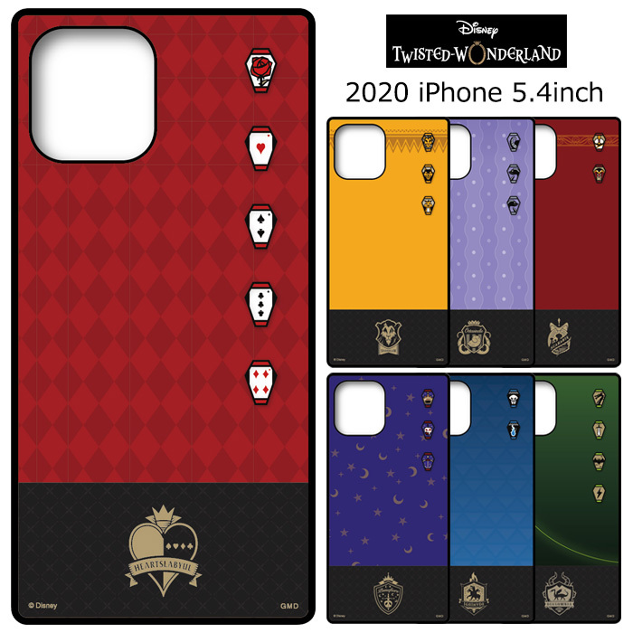 メール便 送料無料 Iphone12mini ディズニー ツイステッドワンダーランド 耐衝撃 スクエア ガラス ケース カバー キャラクター ソフト ソフトケース ハード ハードケース グッズ アイフォン トゥエルブ ミニ Iphone 12 Mini 5 4inch スマホカバー スマホケース S Gd 7f396