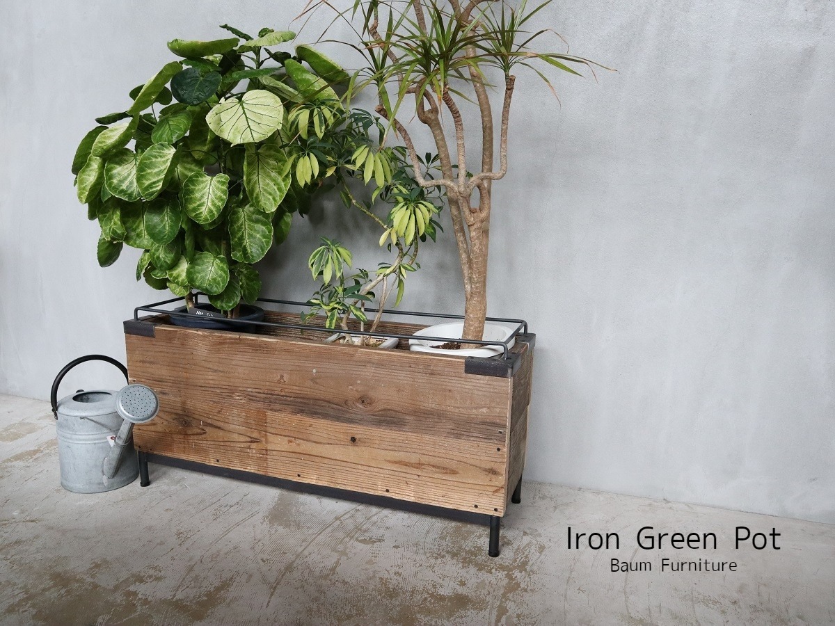 56 Iron Green Pot 送料無料 古材 プランター プランターカバー 足場板 アイアン 観葉植物 カバー 植木鉢 室内 屋外 アイアン家具 Baum 関西大阪 南大阪 オーダーアイアン家具の通販 ブルックリンスタイル インダストリアル 56 Iron Green Pot 送料無料 古材 プランター プランターカバー 足場板 アイアン 観葉植物 カバー 植木鉢 室内 屋外 アイアン家具 Baum 関西大阪 南大阪 オーダーアイアン家具の通販 ブルックリンスタイル インダストリアル