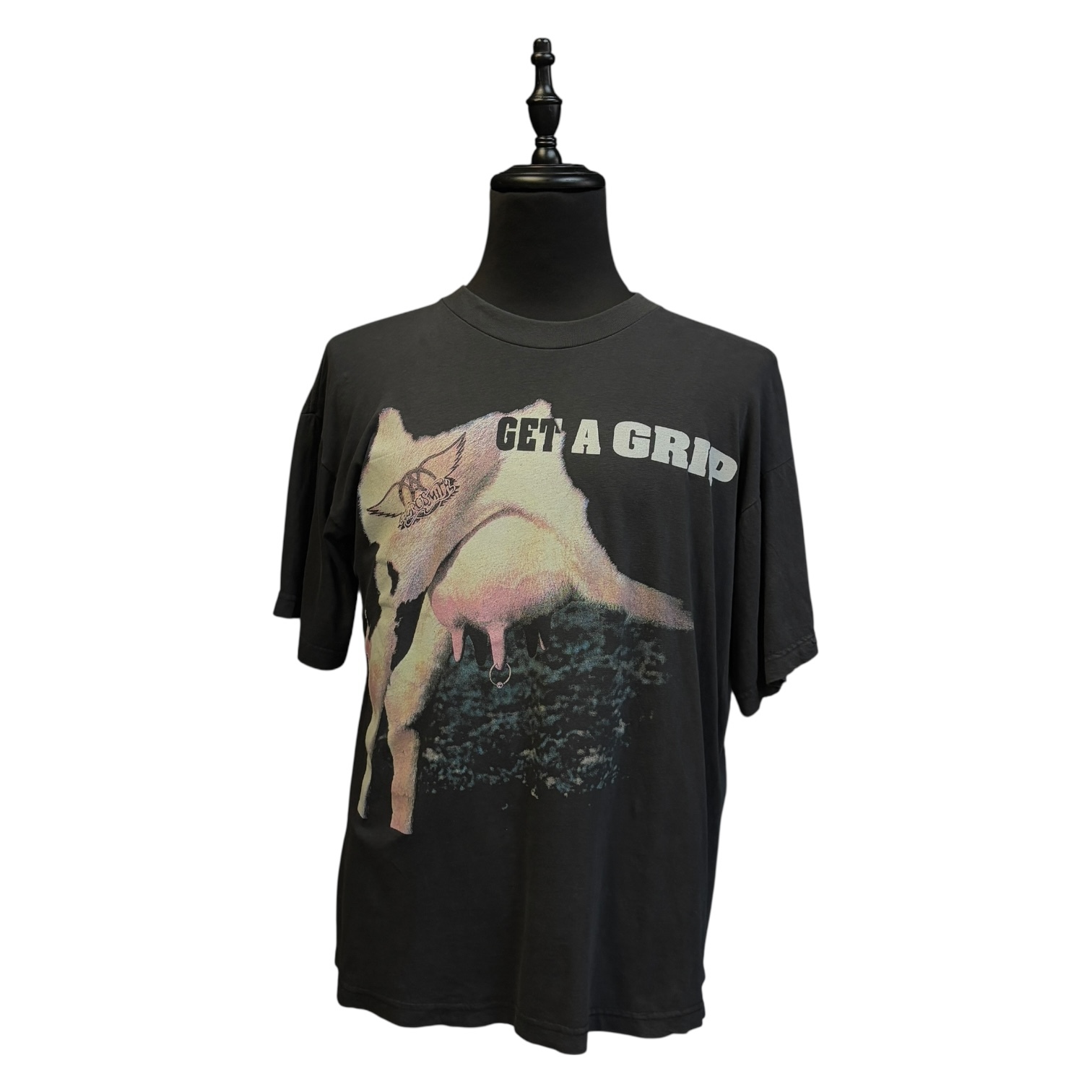 【AEROSMITH】エアロスミス “Get A Grip” ツアーTシャツ 90’s バンドTシャツ L-XL相当