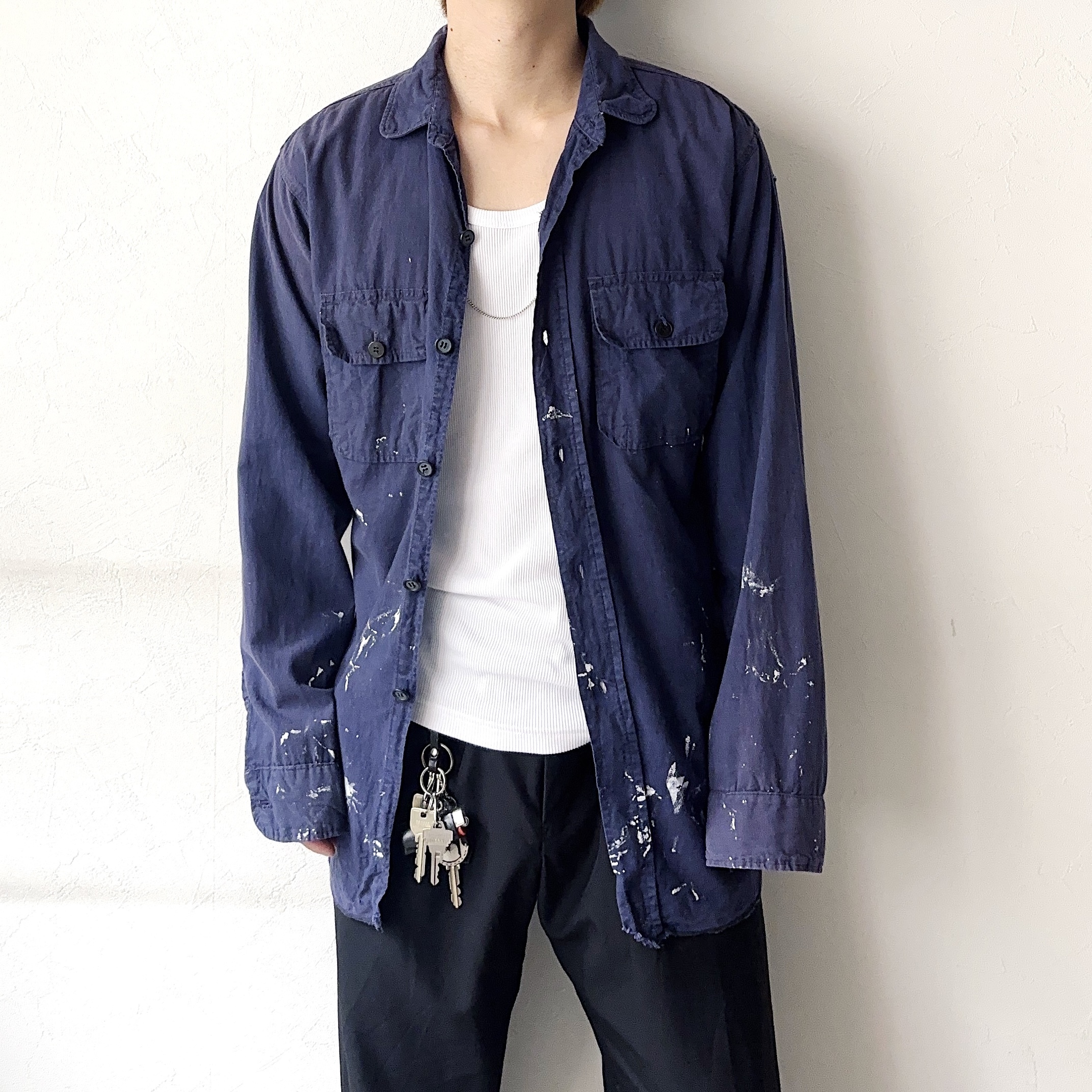 Vintage 60's【WASHINGTON DEE CEE】Grunge Work Shirt の画像 3