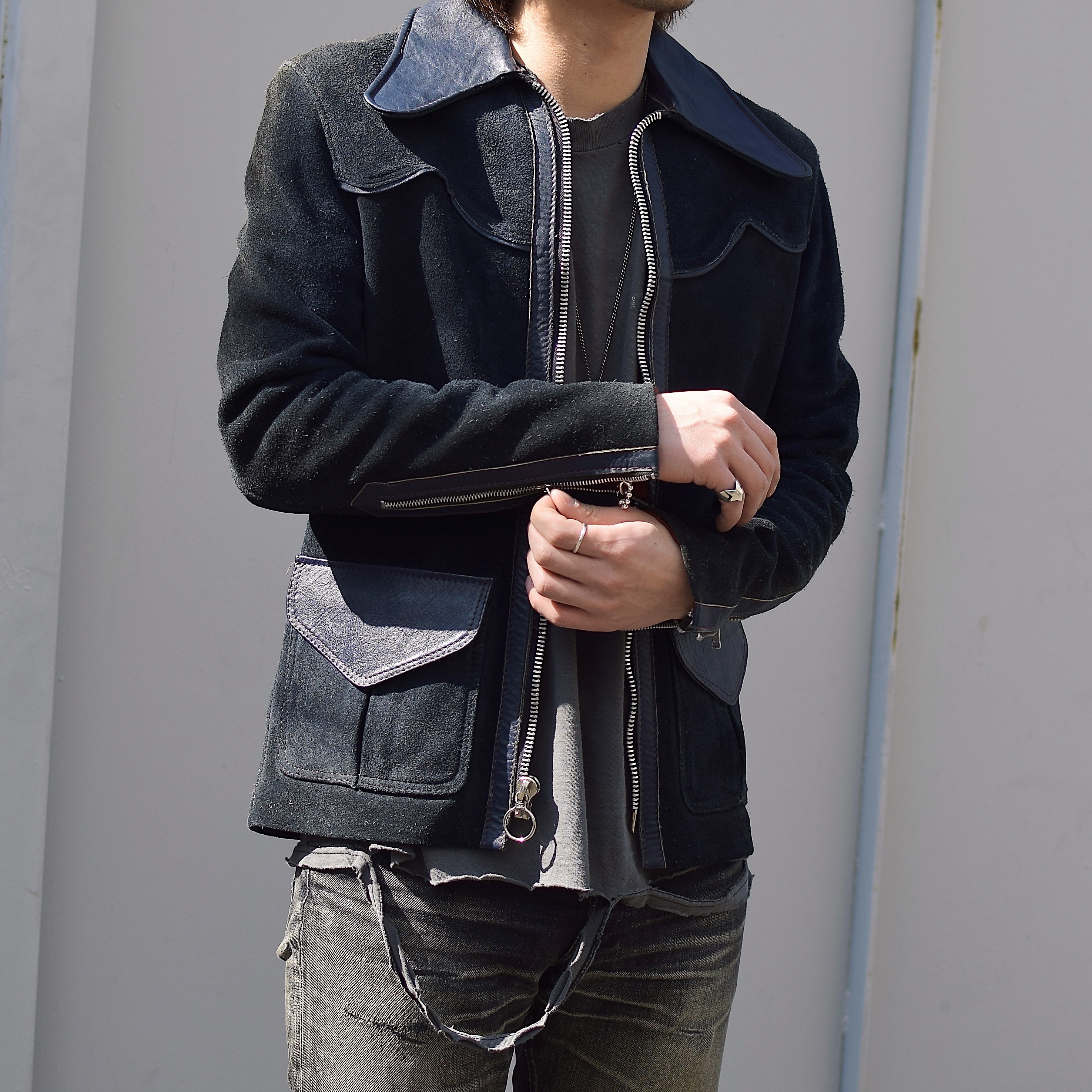 Vintage 60〜70's【by m&h】Leather Jacket の画像 3