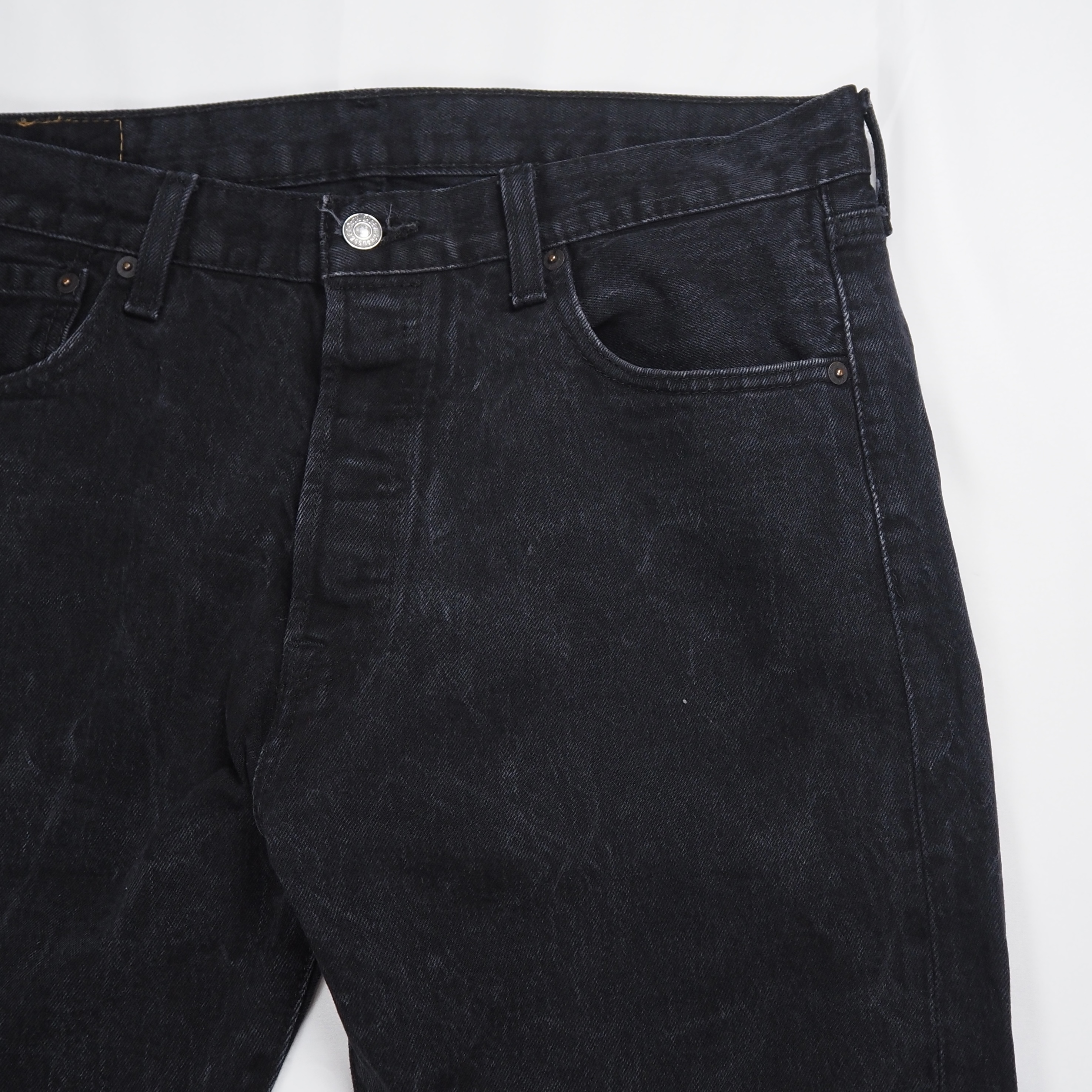 Levi’s 501 ブラック エジプト製 約35×29 の画像 4