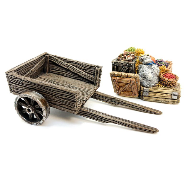 農作物を積んだ大きな荷車 - 画像3