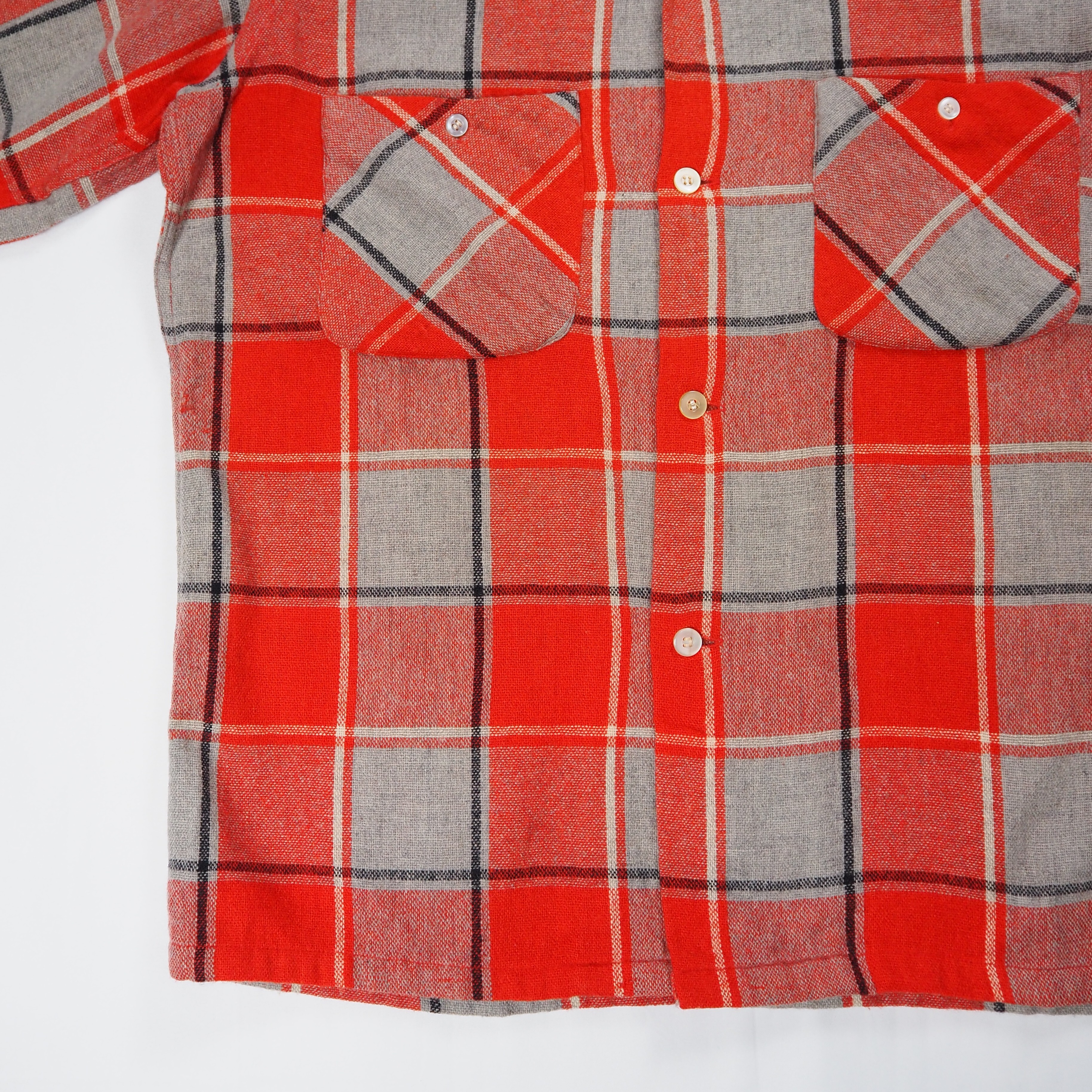 【9/23 20:00入荷】50's Towncraft ウールシャツ Sサイズ の画像 7
