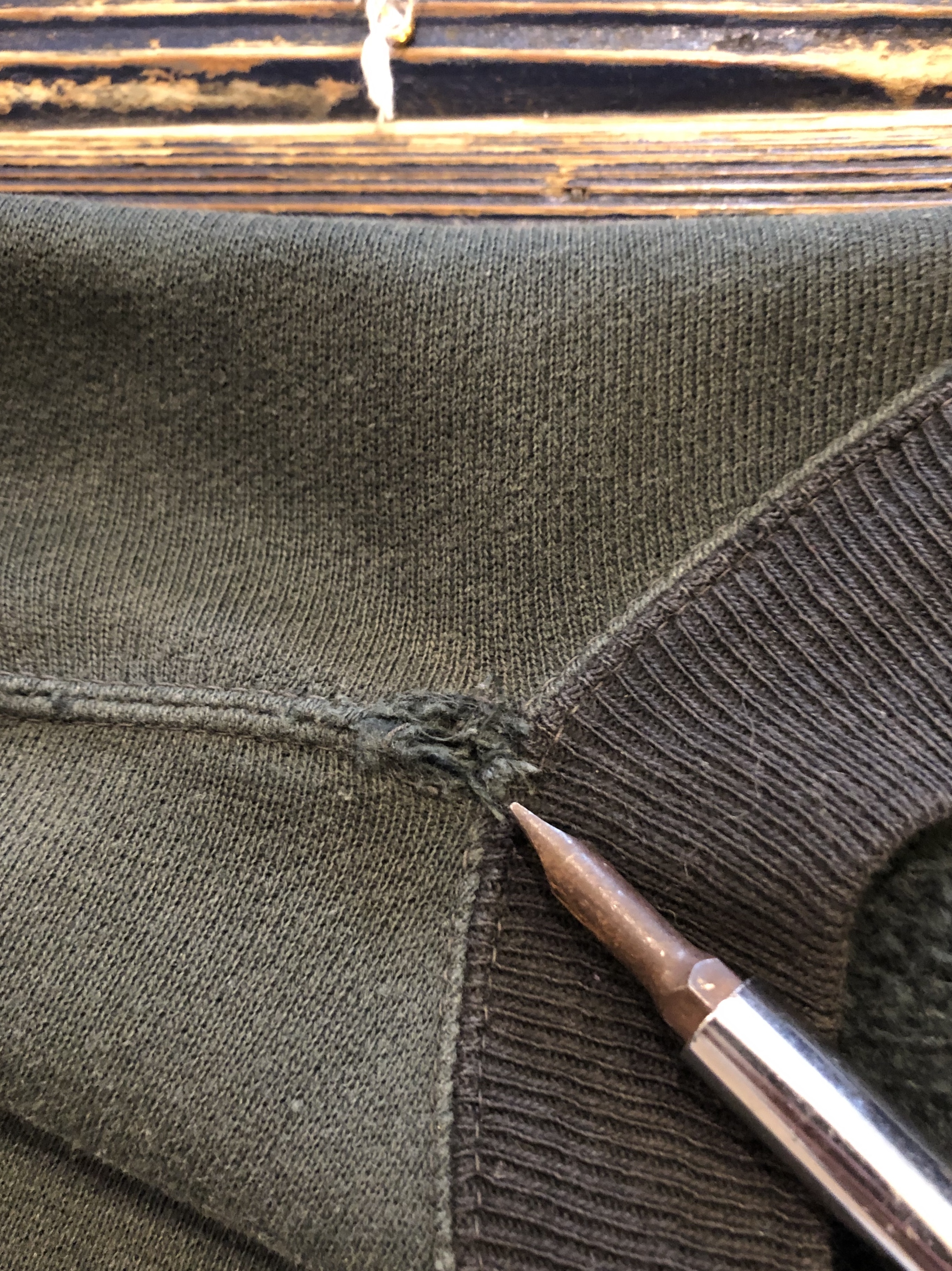 1920's〜early30's JC penny co. PRENTICE ZIPPER BLACK SWEAT SHIRTS BOW & ARROW WEB STORE